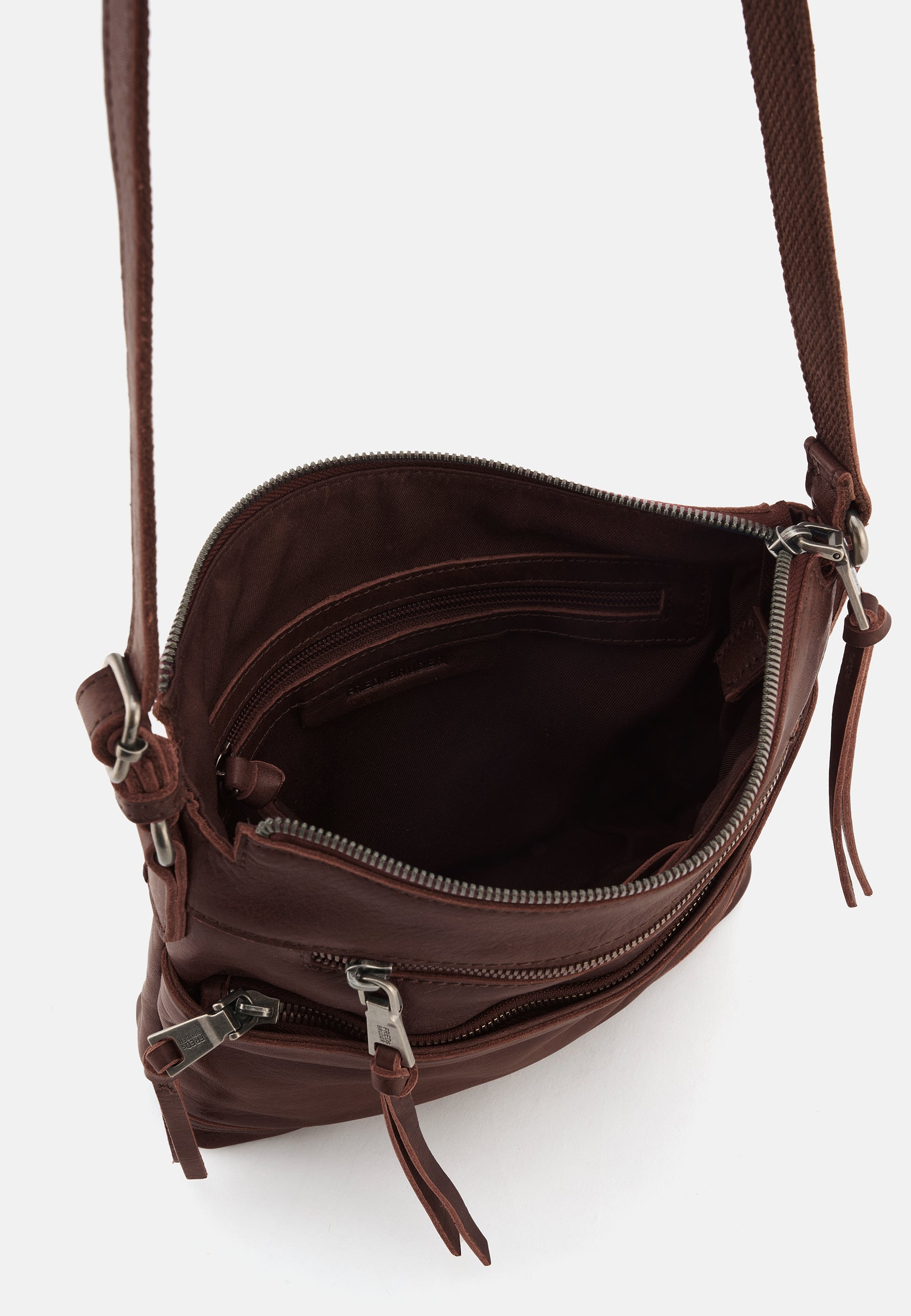 My Old Friend Crossbag With Front Zipper