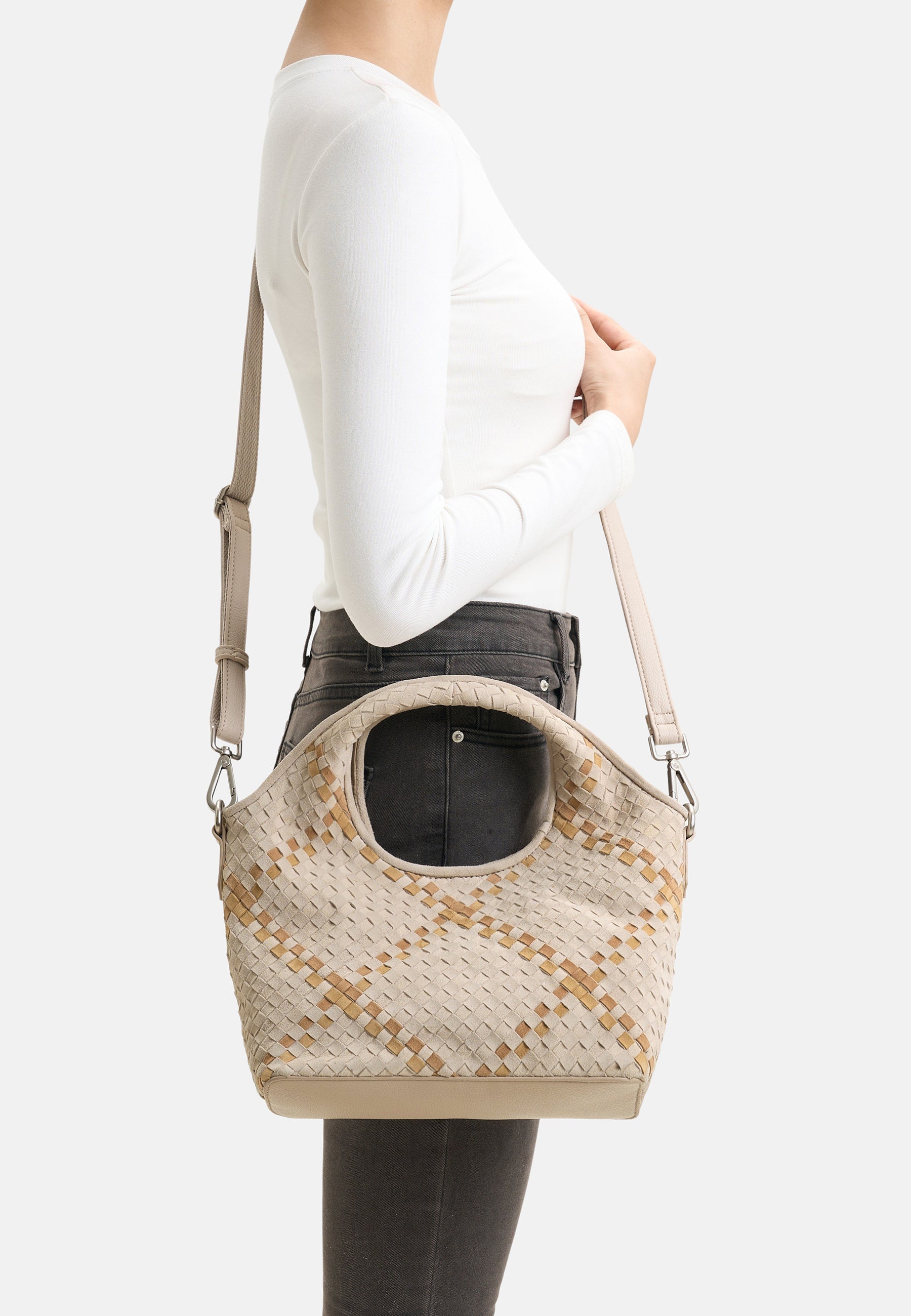 Happy Weave Little Handbag