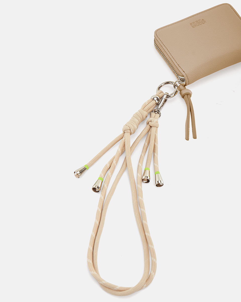 FREDsBRUDER- Accesoires>Damen>Ledergeldbörse>Lederportmonnaie>Kleingeldbeutel- Carry Me Everywhere Nugget- earthy brown / OS-rose / OS
