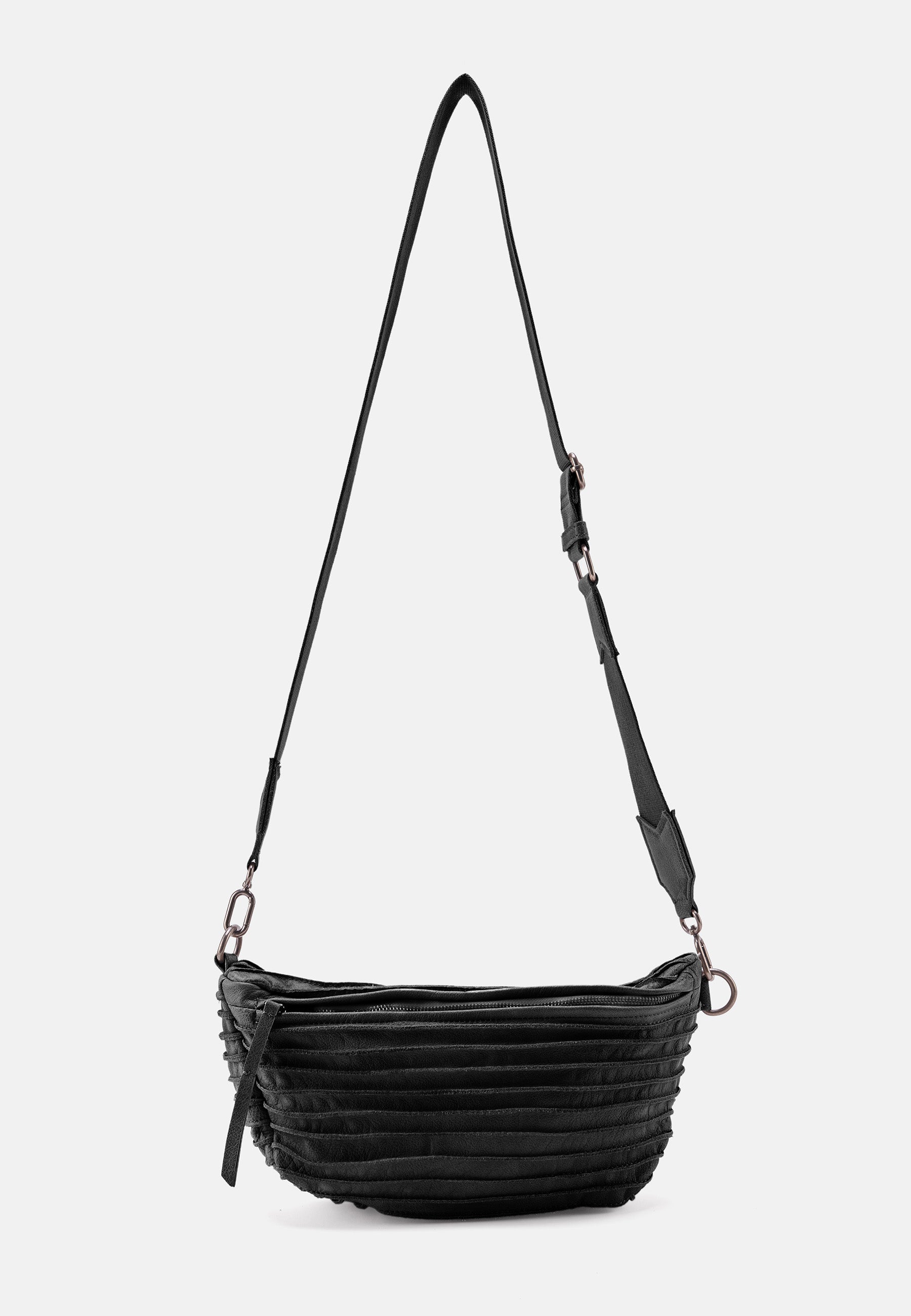 FREDsBRUDER- Handtaschen>Damen>Ledertaschen>Gürteltaschen- Riffel Beltbag- black / OS-caramel / OS-dirty stone / OS-sky blue / OS-lavender / OS-powder rose / OS