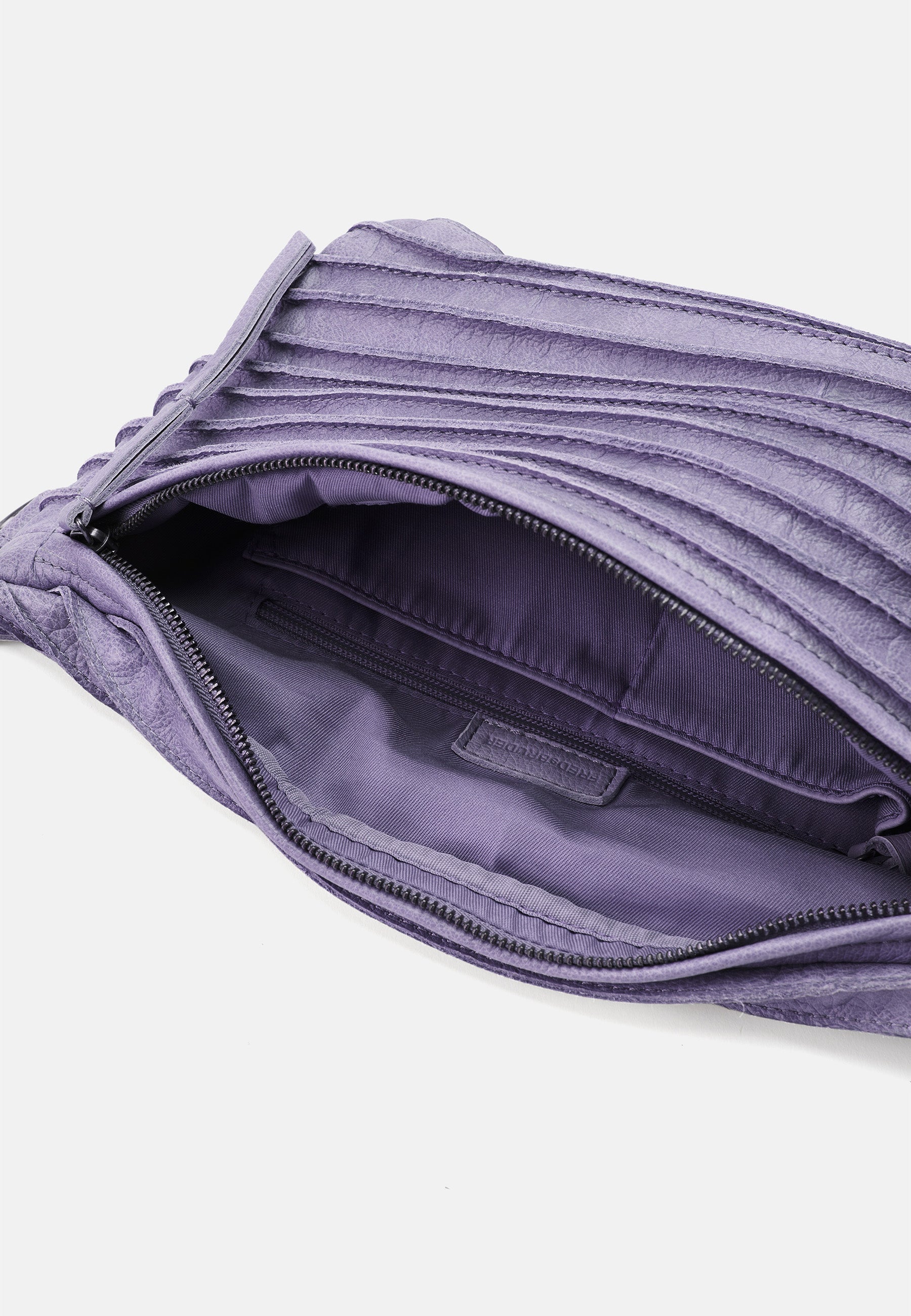 FREDsBRUDER- Handtaschen>Damen>Ledertaschen>Gürteltaschen- Riffel Beltbag- black / OS-caramel / OS-dirty stone / OS-sky blue / OS-lavender / OS-powder rose / OS