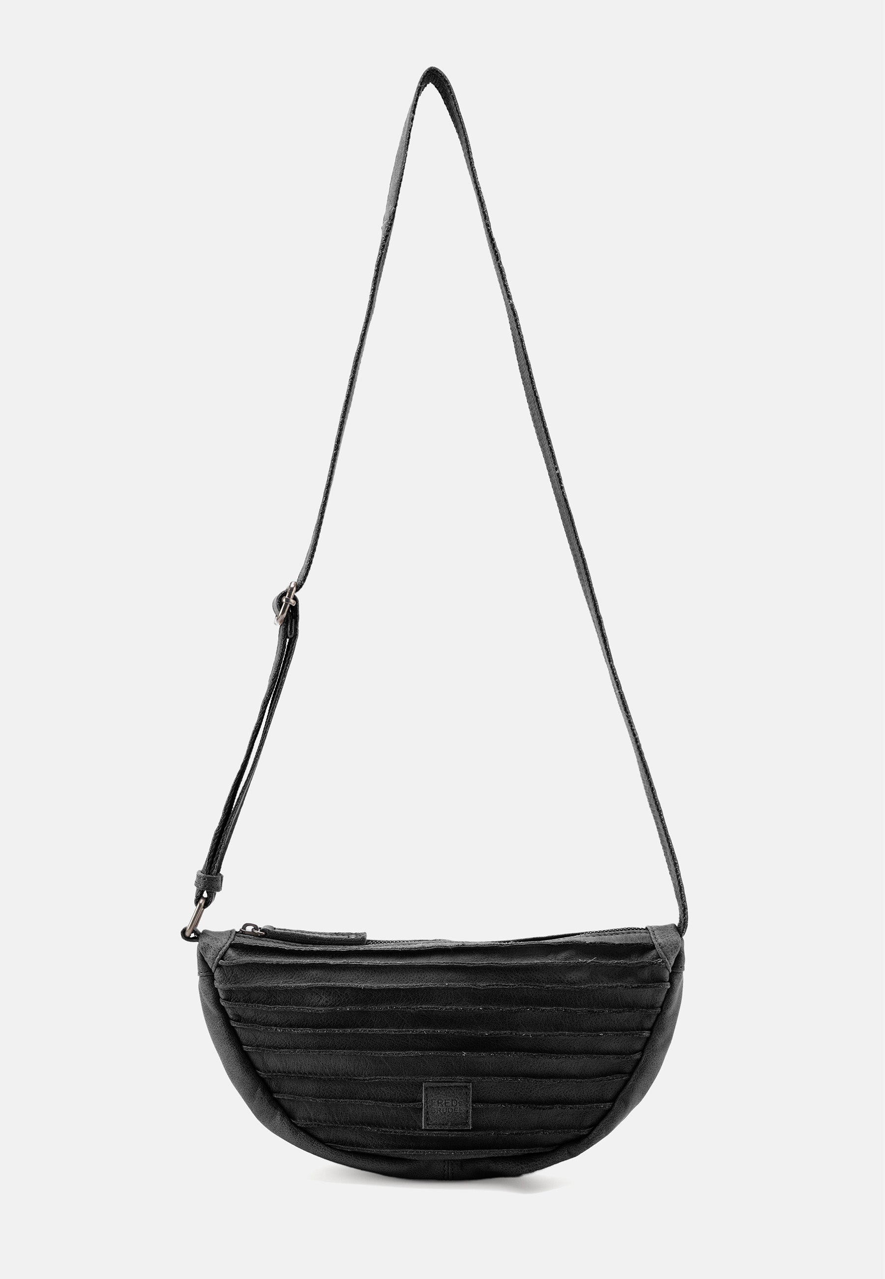 FREDsBRUDER- Handtaschen>Damen>Ledertaschen>Halbmond Taschen- Riffel Halfmoon Bag- black / OS-caramel / OS-sky blue / OS-lavender / OS