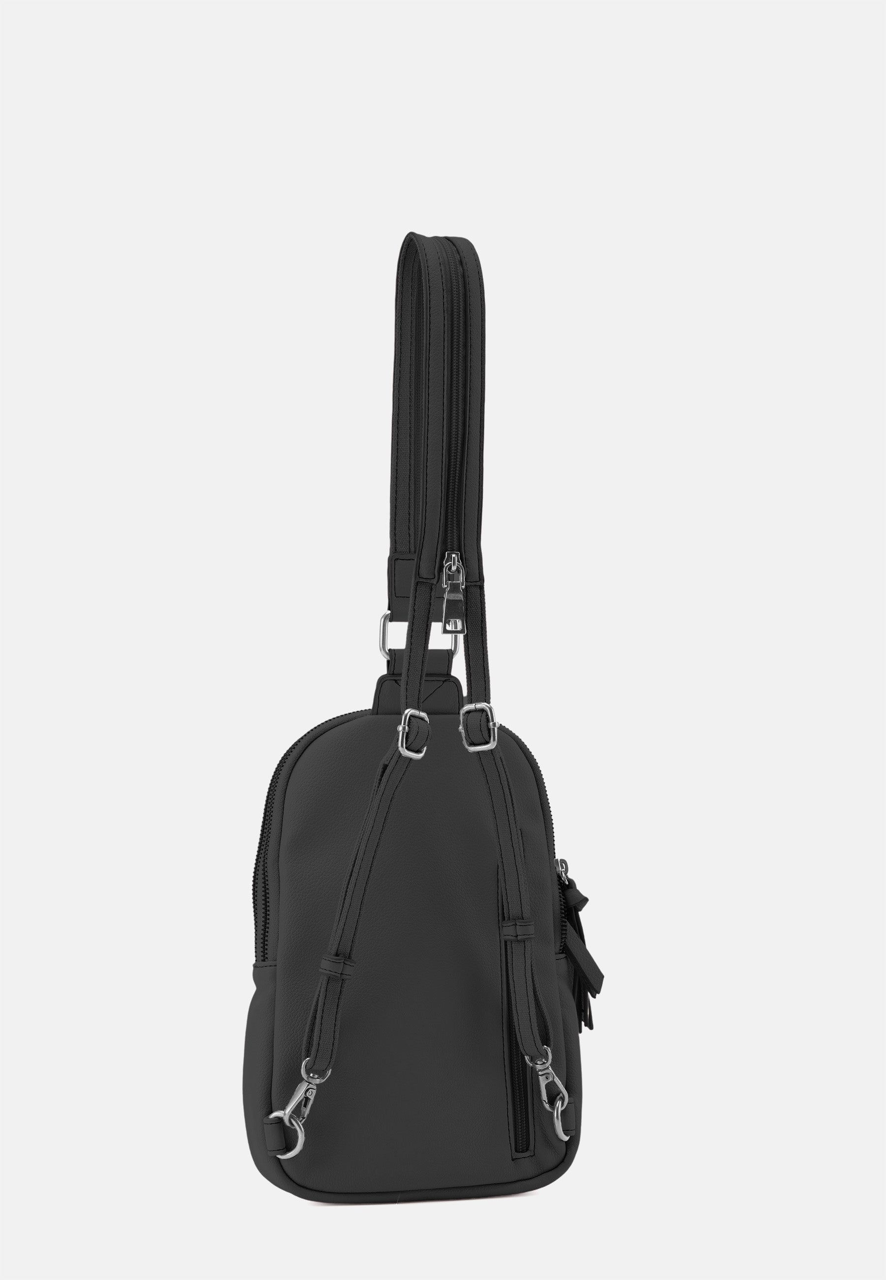 FREDsBRUDER- Handtaschen>Damen>Ledertaschen>Crossbody Taschen- Bestie Hybrid Crossbag- black / OS-powder taupe / OS