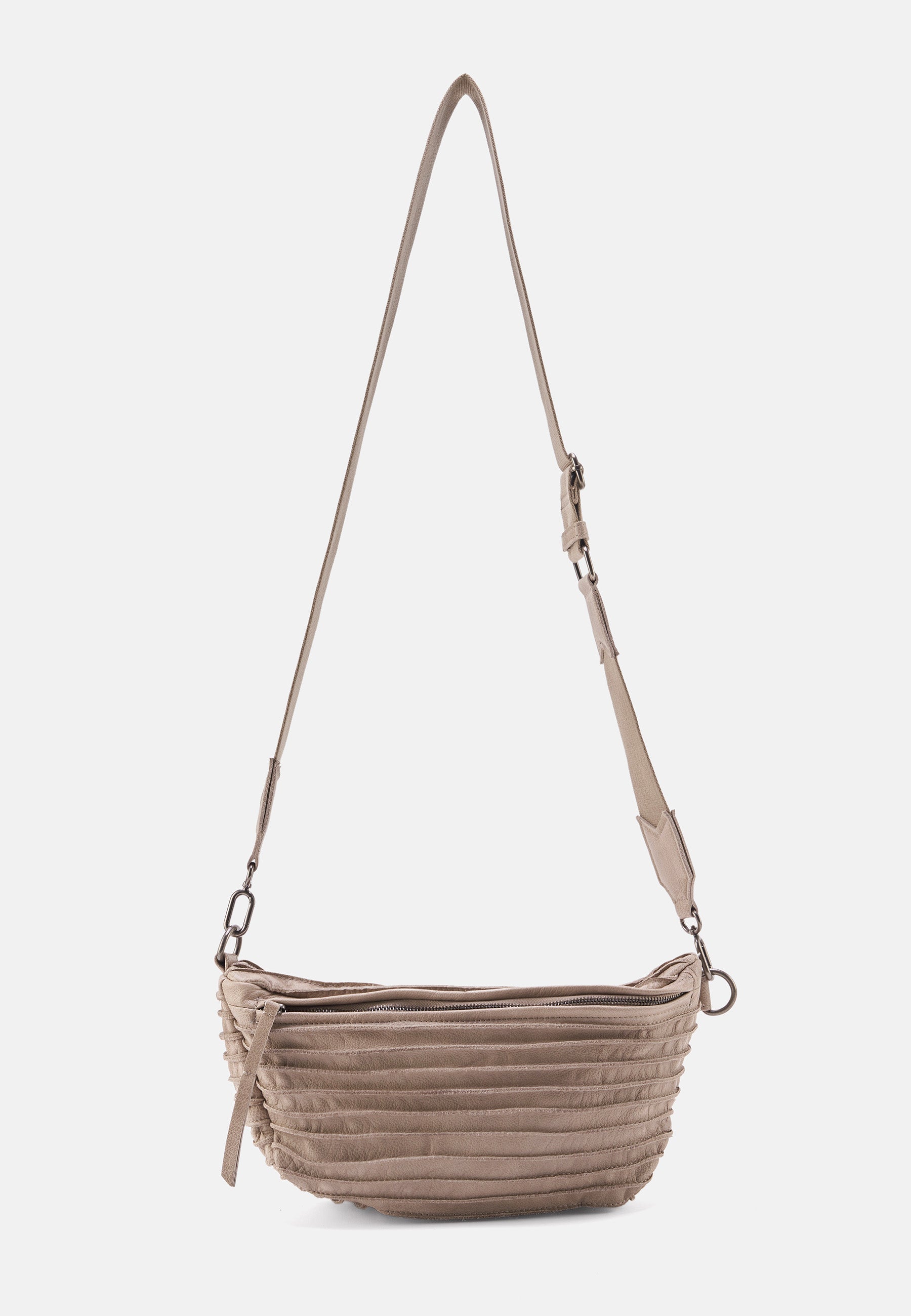 FREDsBRUDER- Handtaschen>Damen>Ledertaschen>Gürteltaschen- Riffel Beltbag- black / OS-caramel / OS-dirty stone / OS-sky blue / OS-lavender / OS-powder rose / OS