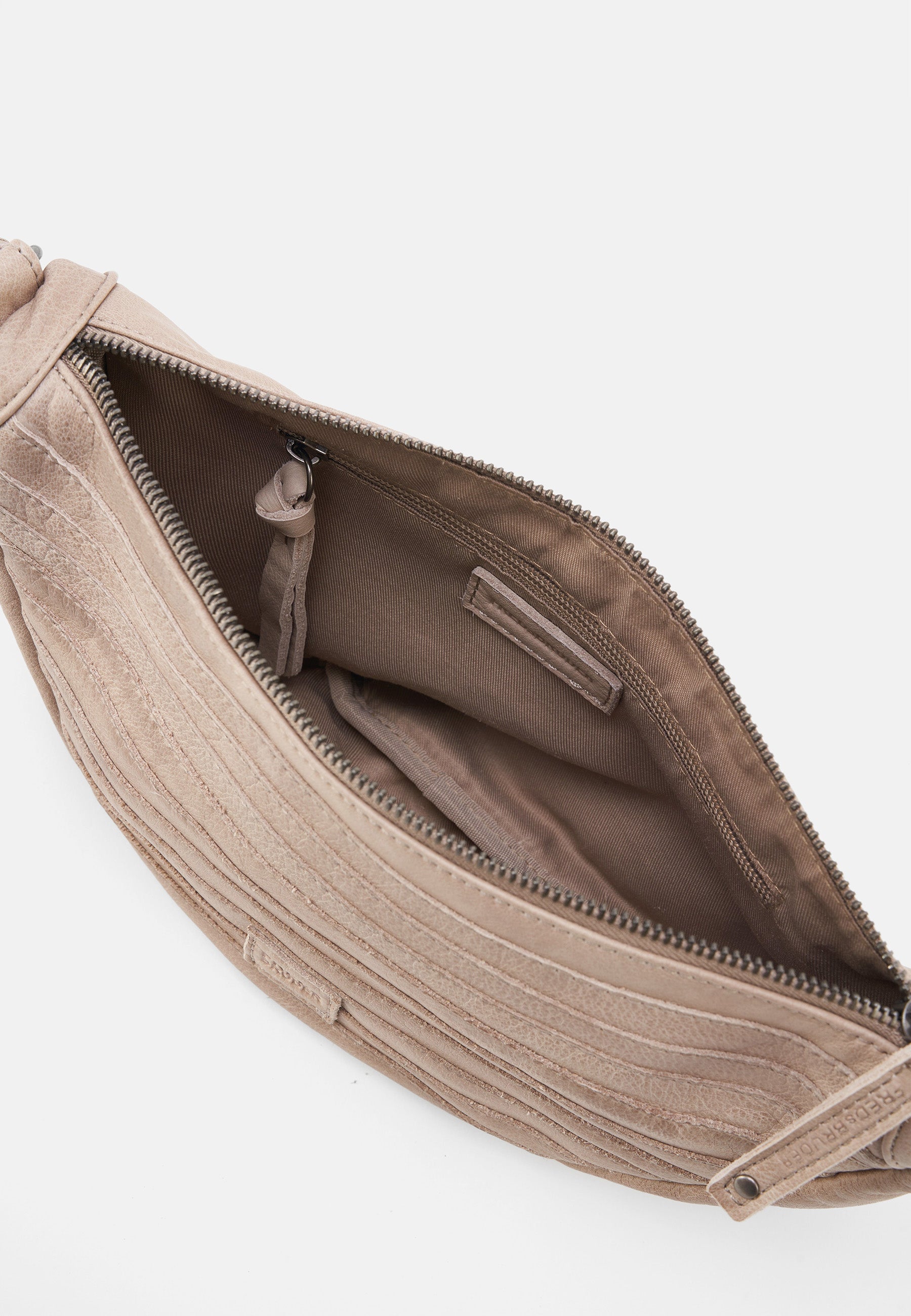 FREDsBRUDER- Handtaschen>Damen>Ledertaschen>Halbmond Tasche- Layer Halfmoon Bag- caramel / OS-sky blue / OS
