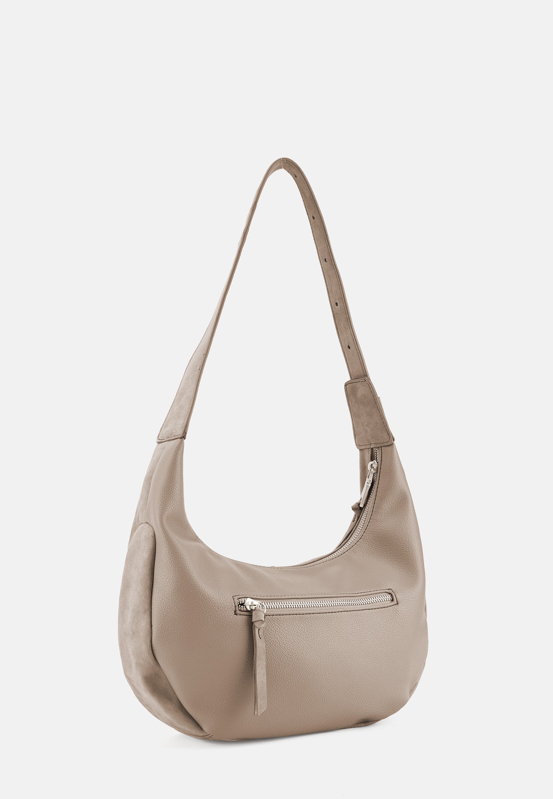 FREDsBRUDER- Handtaschen>Damen>Ledertaschen>Halbrunde Hobo Tasche- Best to Come Round Hobo- soft caramel / OS-powder taupe / OS