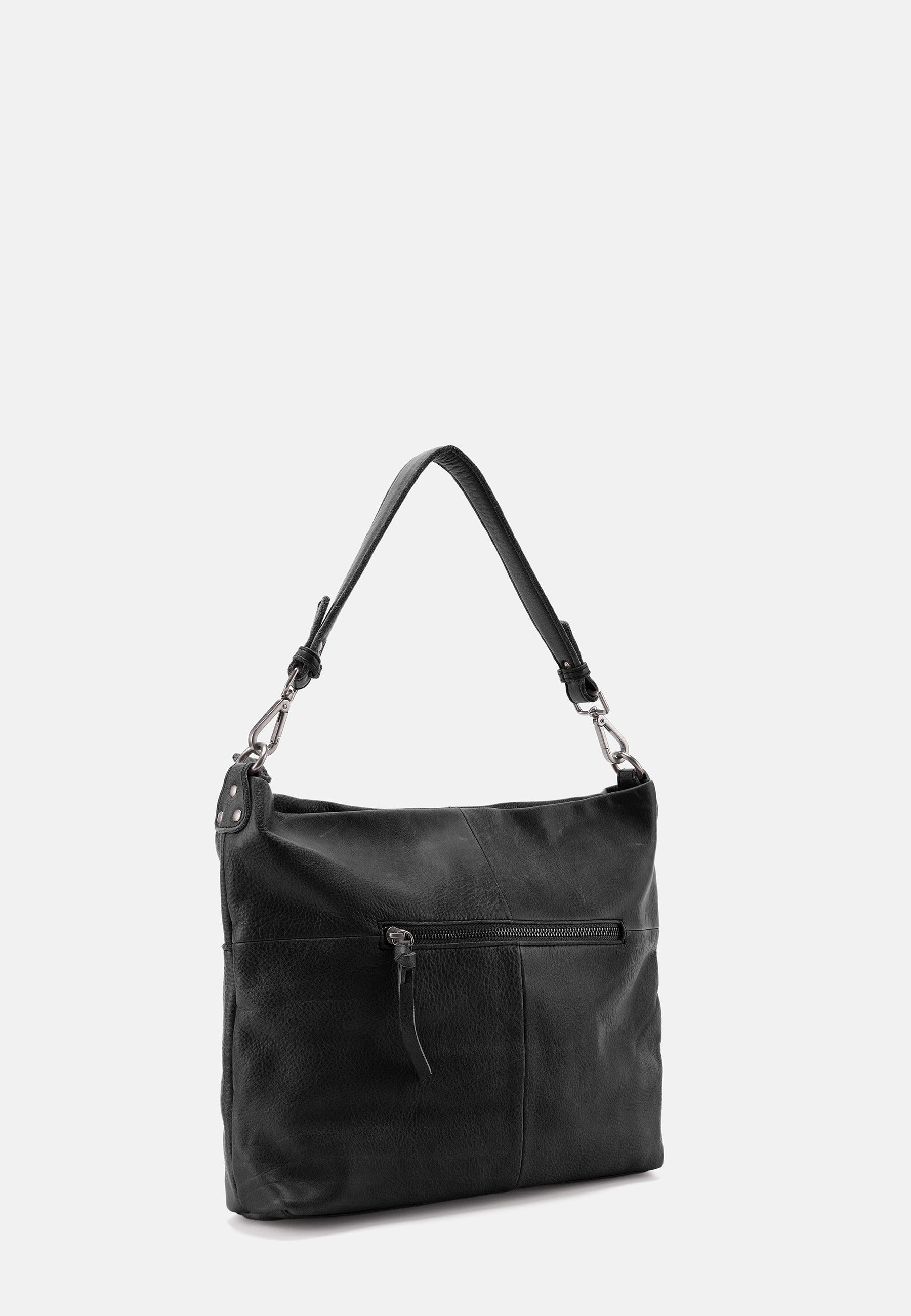 FREDsBRUDER- Handtaschen>Damen>Ledertaschen>Hobo Tasche>Tasche mit Reißverschluss- My Old Friend Hobo With Front Zipper- black / OS-caramel / OS-sky blue / OS