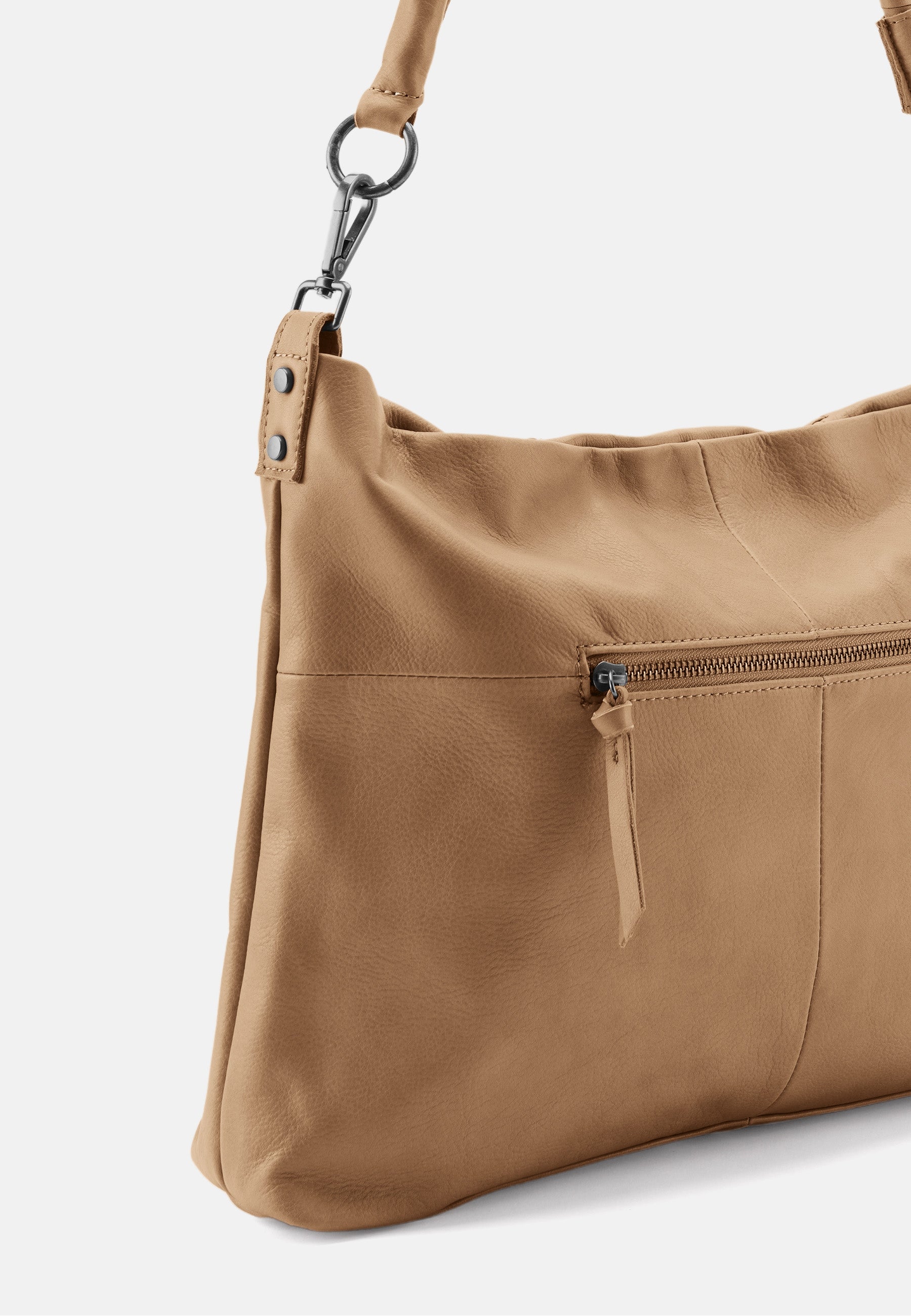 FREDsBRUDER- Handtaschen>Damen>Ledertaschen>Hobo Taschen- Calm Hobo- milk coffee / OS-taupe / OS