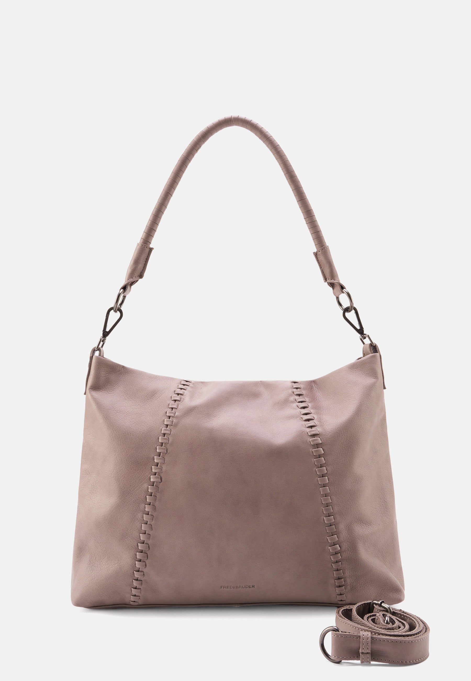 FREDsBRUDER- Handtaschen>Damen>Ledertaschen>Hobo Taschen- Calm Hobo- milk coffee / OS-taupe / OS
