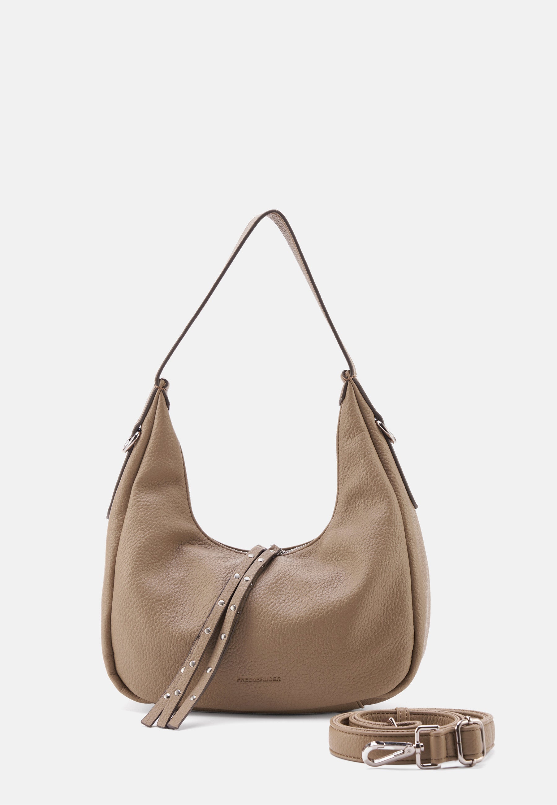 FREDsBRUDER- Handtaschen>Damen>Ledertaschen>Hobo Taschen- Feel Wild Midi Hobo- black / OS-soft toffee / OS-stone / OS