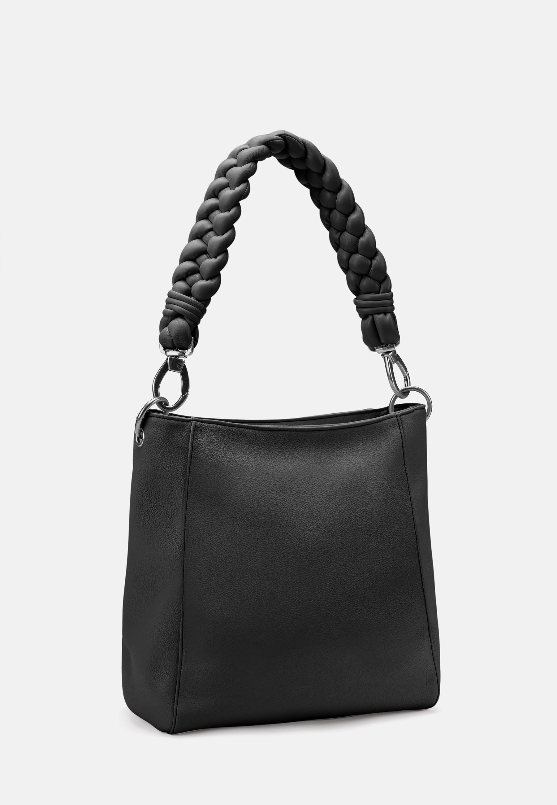 FREDsBRUDER- Handtaschen>Damen>Ledertaschen>Hobo Taschen- Good Vibes Only Midi Hobo- black / OS-oat milk / OS