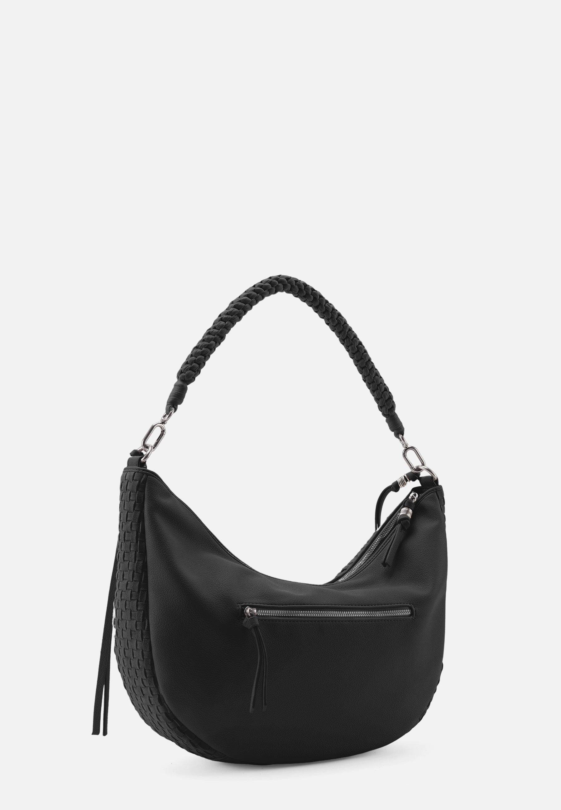FREDsBRUDER- Handtaschen>Damen>Ledertaschen>Hobo Taschen- Natural Flow Hobo- black / OS-oat milk / OS-caramel / OS