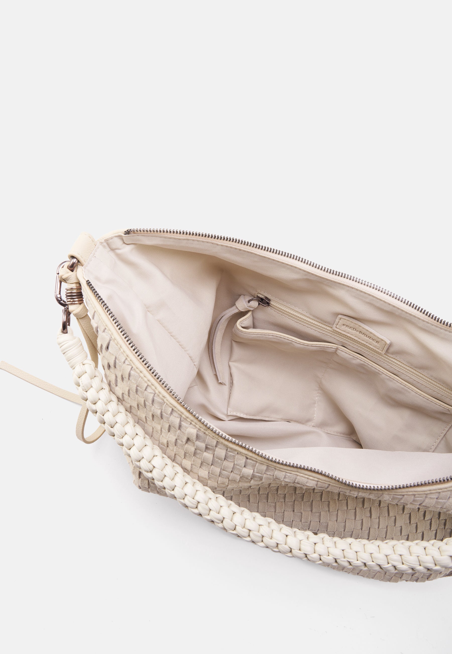 FREDsBRUDER- Handtaschen>Damen>Ledertaschen>Hobo Taschen- Natural Flow Hobo- black / OS-oat milk / OS-caramel / OS