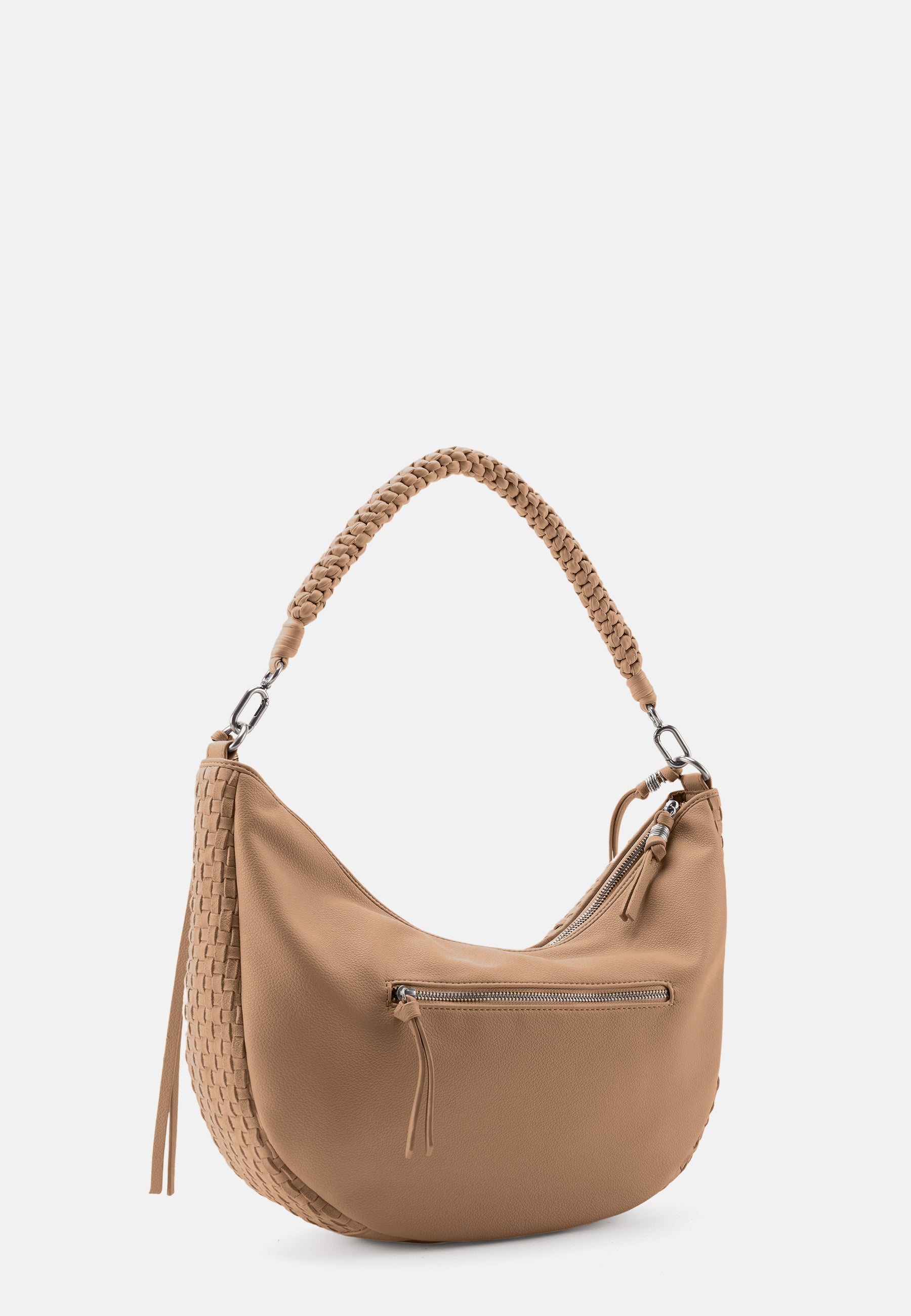 FREDsBRUDER- Handtaschen>Damen>Ledertaschen>Hobo Taschen- Natural Flow Hobo- black / OS-oat milk / OS-caramel / OS