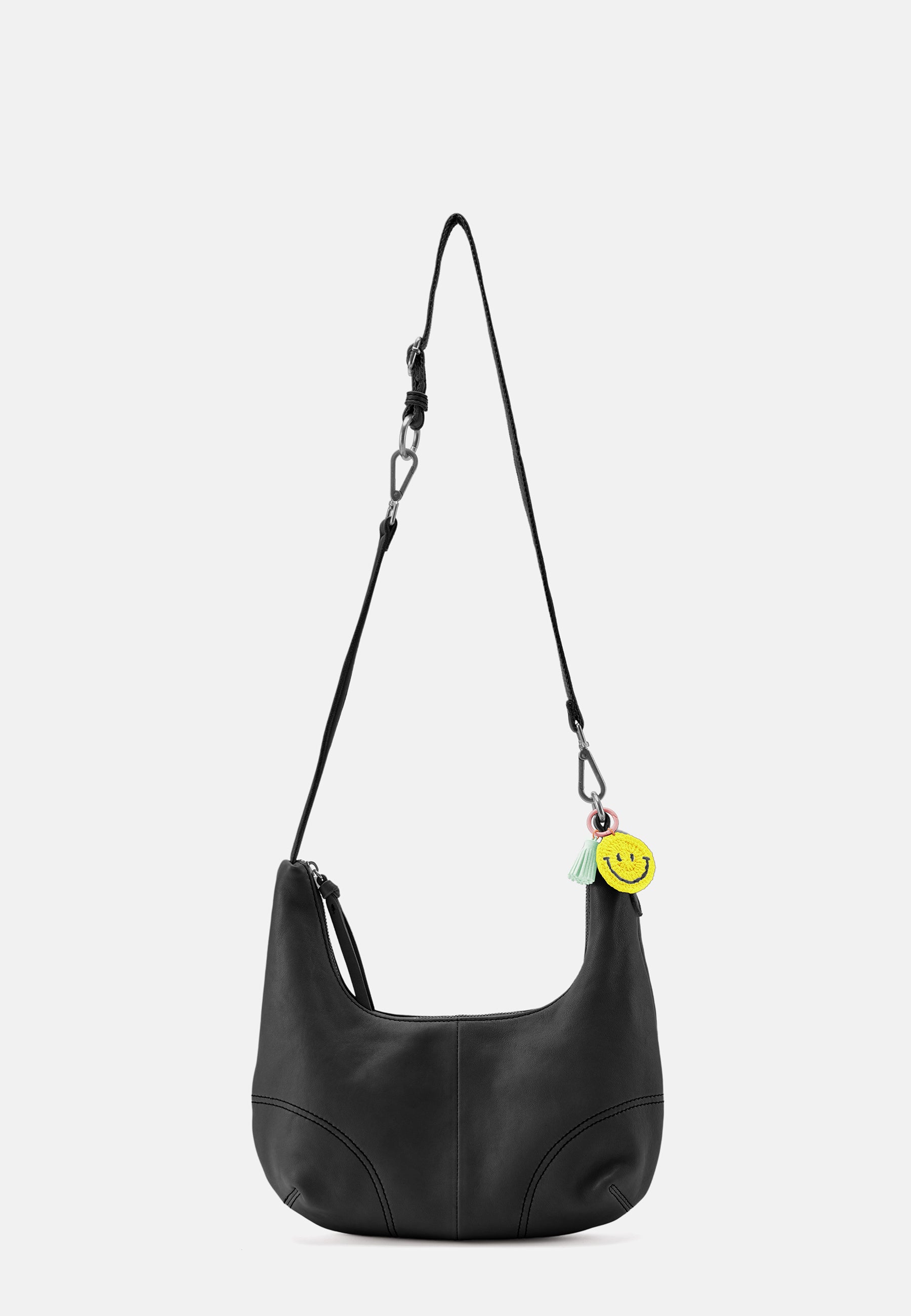 FREDsBRUDER- Handtaschen>Damen>Ledertaschen>Hobo Taschen- Take a Smile Midi Hobo- black / OS-milk coffee / OS-marshmallow / OS-chai latte / OS