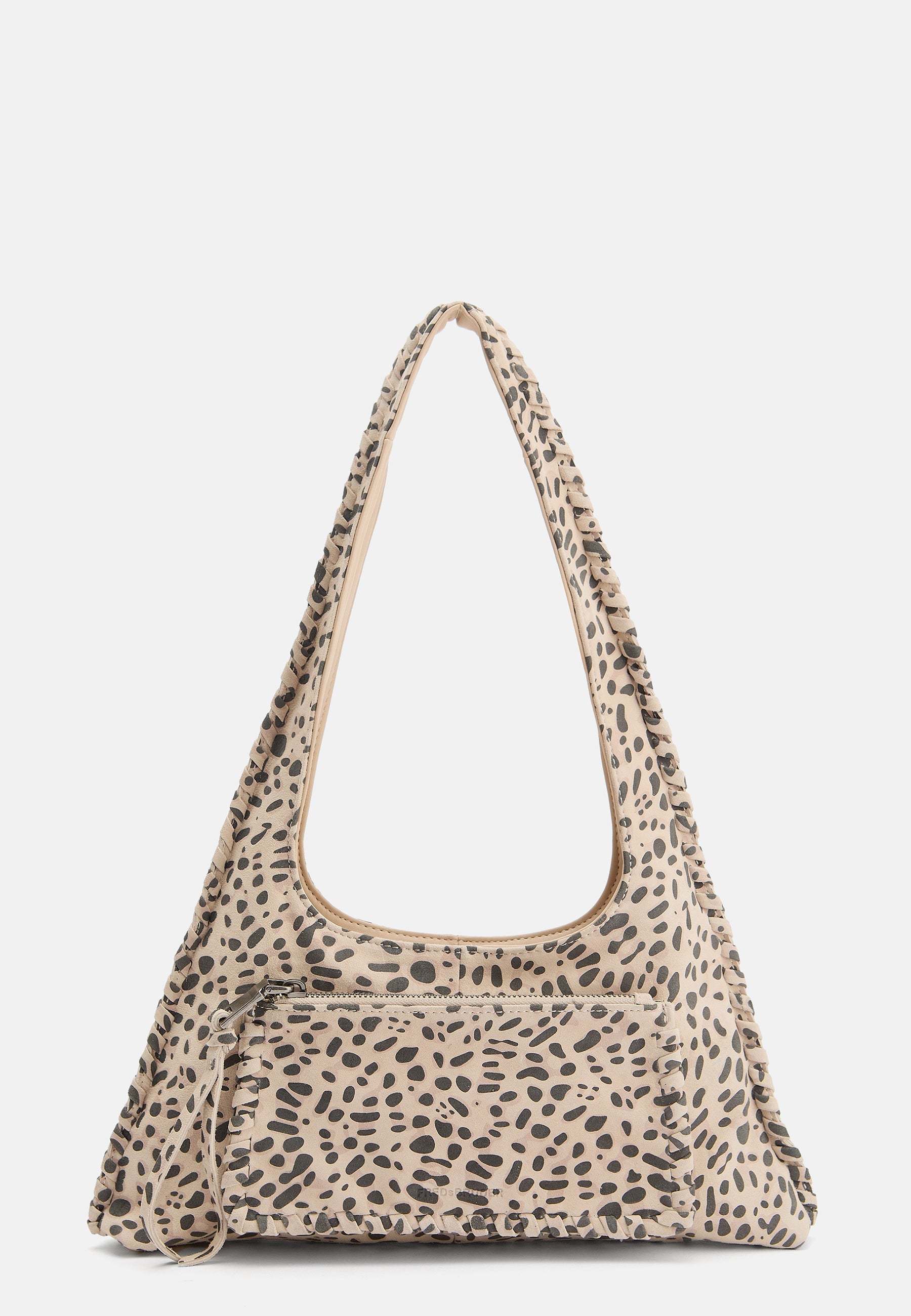 FREDsBRUDER- Handtaschen>Damen>Ledertaschen>Schultertaschen- Calm Triangle Hobo- black / OS-Dotty Leo / OS