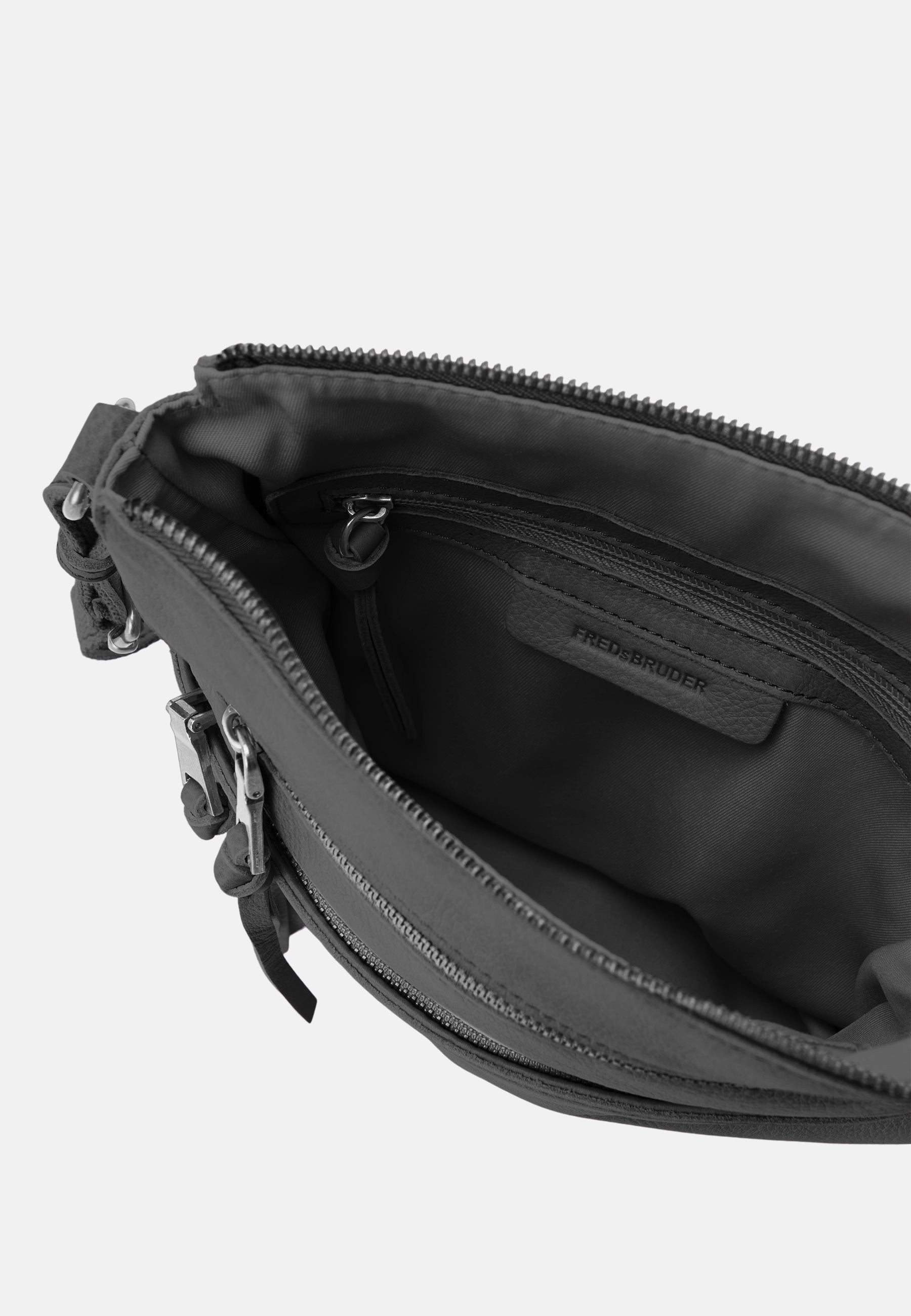 FREDsBRUDER- Handtaschen>Damen>Ledertaschen>Umhängetasche>Tasche mit Reißverschluss- My Old Friend Crossbag With Front Zipper- black / OS-caramel / OS-cactus / OS-sky blue / OS-lavender / OS
