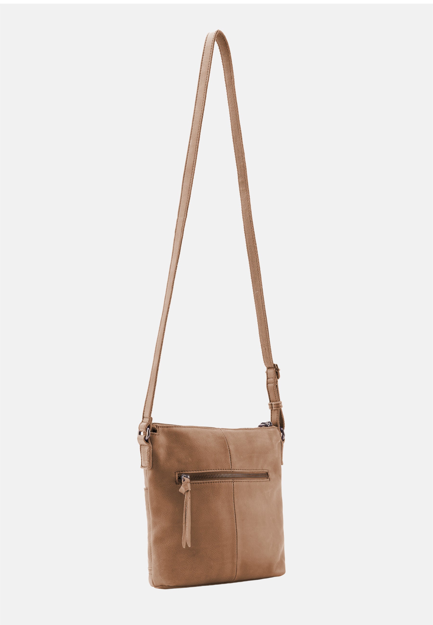 FREDsBRUDER- Handtaschen>Damen>Ledertaschen>Umhängetasche>Tasche mit Reißverschluss- My Old Friend Crossbag With Front Zipper- black / OS-caramel / OS-cactus / OS-sky blue / OS-lavender / OS