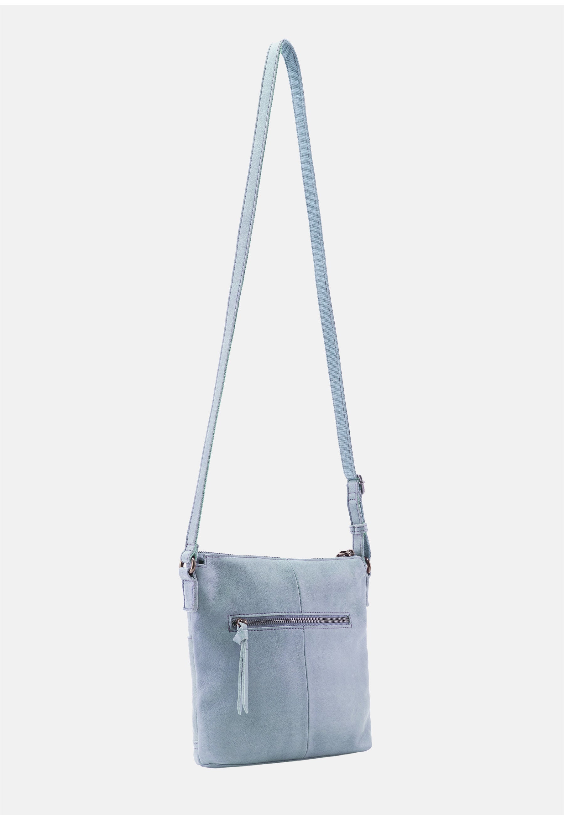 FREDsBRUDER- Handtaschen>Damen>Ledertaschen>Umhängetasche>Tasche mit Reißverschluss- My Old Friend Crossbag With Front Zipper- black / OS-caramel / OS-cactus / OS-sky blue / OS-lavender / OS