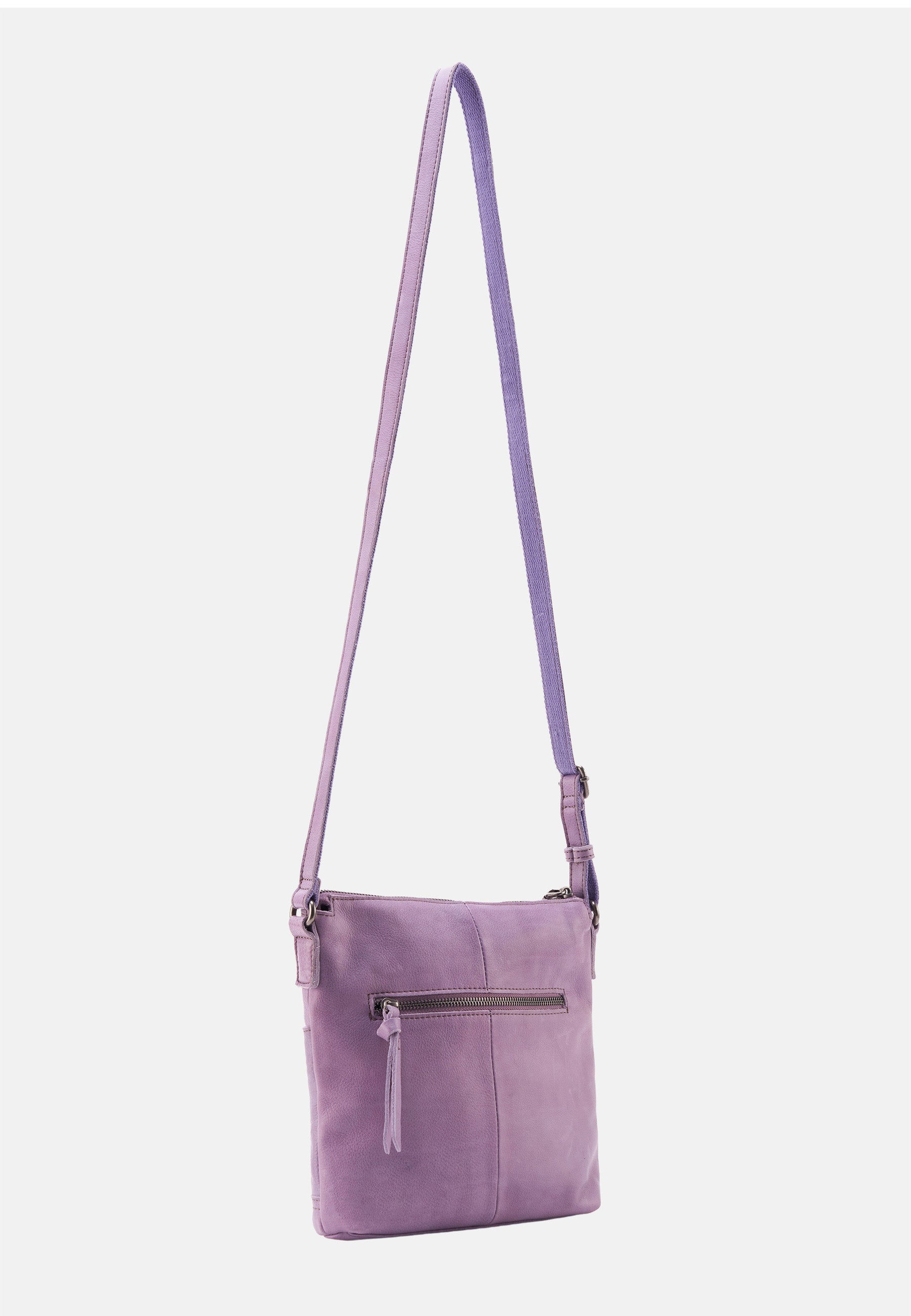 FREDsBRUDER- Handtaschen>Damen>Ledertaschen>Umhängetasche>Tasche mit Reißverschluss- My Old Friend Crossbag With Front Zipper- black / OS-caramel / OS-cactus / OS-sky blue / OS-lavender / OS