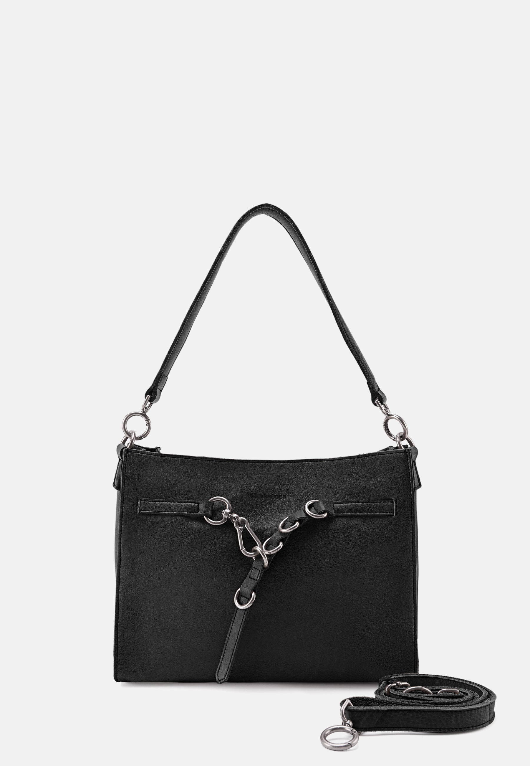 FREDsBRUDER- Handtaschen>Damen>Ledertaschen- Ride Easy Handbag- black / OS-caramel / OS-dirty stone / OS