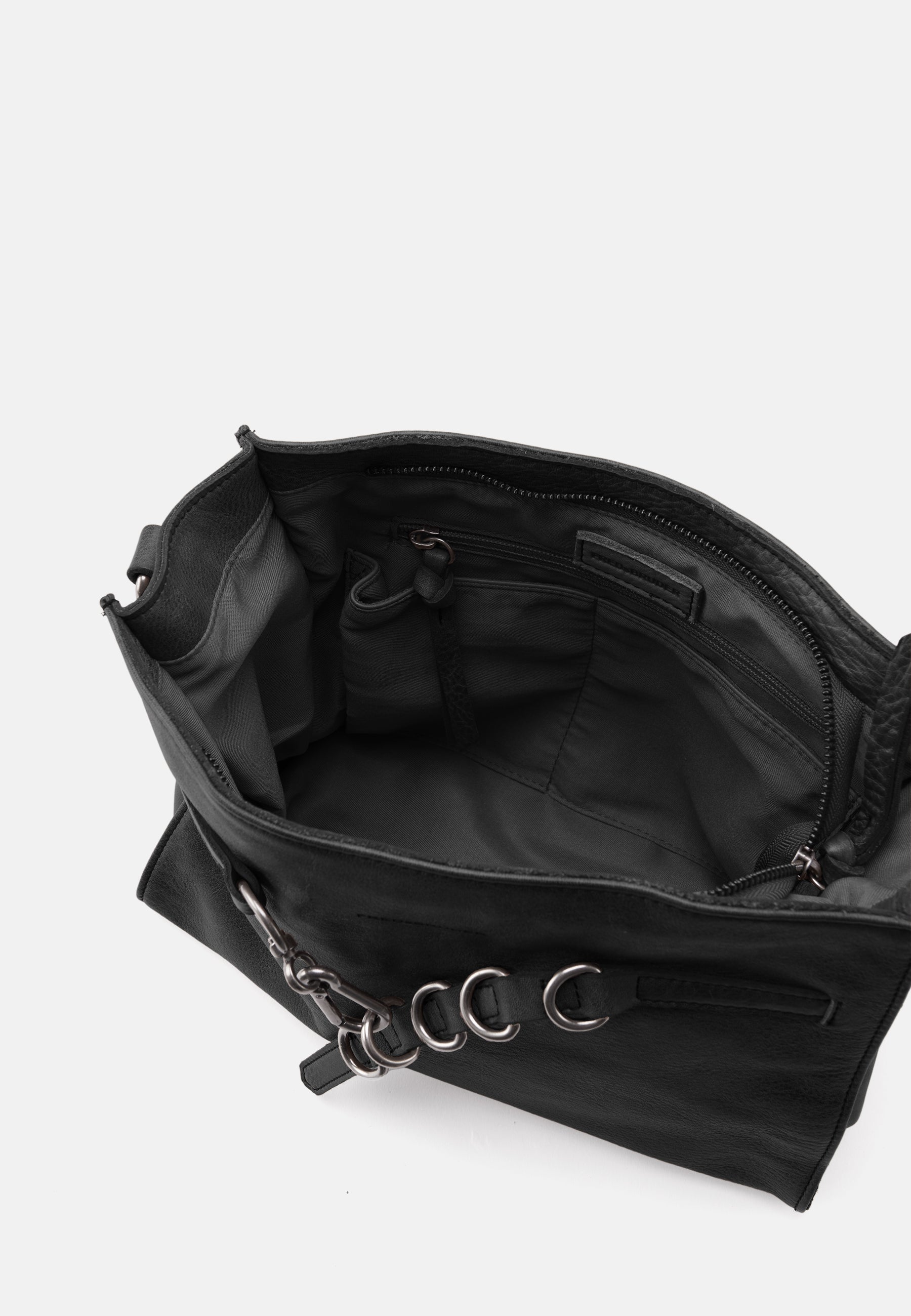 FREDsBRUDER- Handtaschen>Damen>Ledertaschen- Ride Easy Handbag- black / OS-caramel / OS-dirty stone / OS