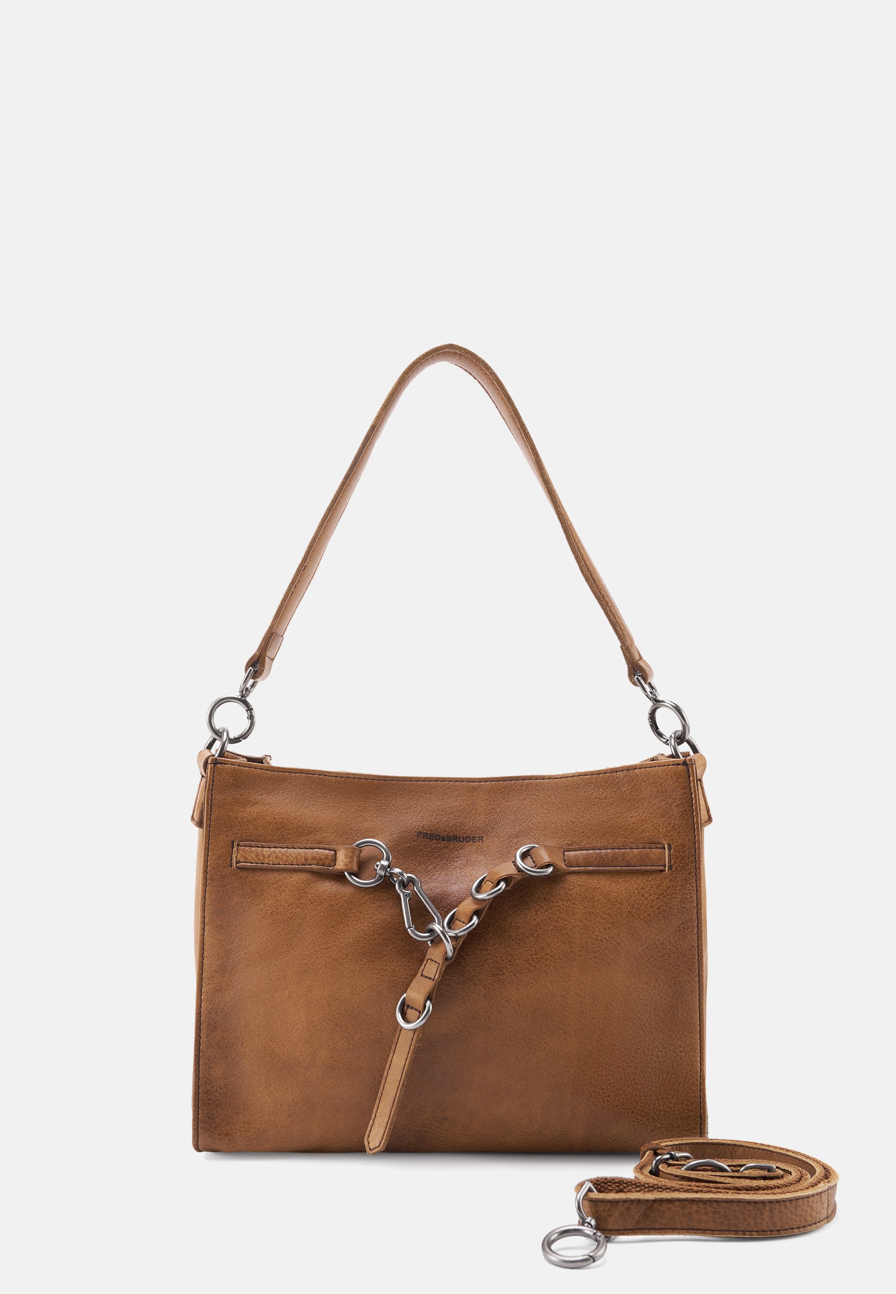 FREDsBRUDER- Handtaschen>Damen>Ledertaschen- Ride Easy Handbag- black / OS-caramel / OS-dirty stone / OS