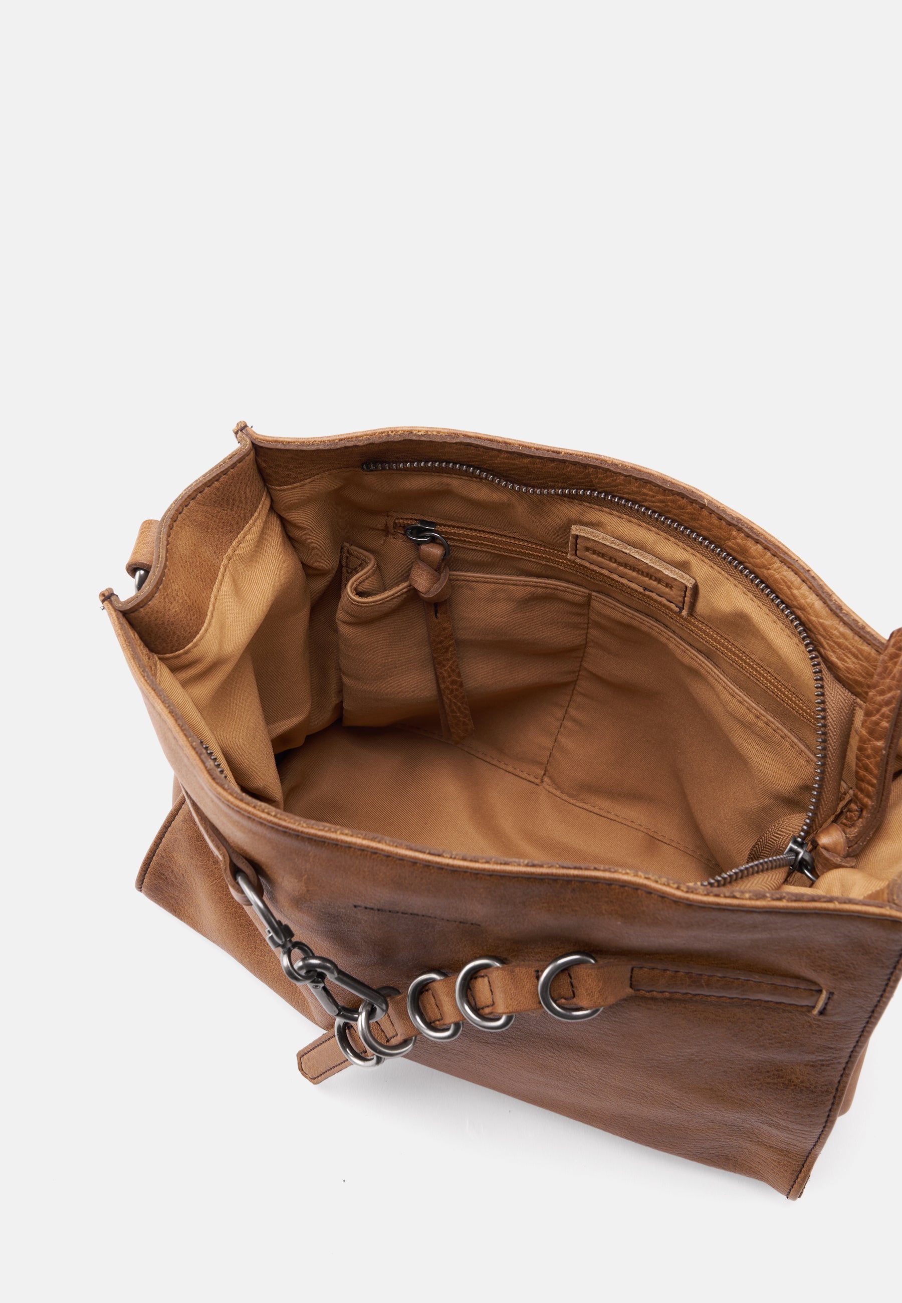 FREDsBRUDER- Handtaschen>Damen>Ledertaschen- Ride Easy Handbag- black / OS-caramel / OS-dirty stone / OS