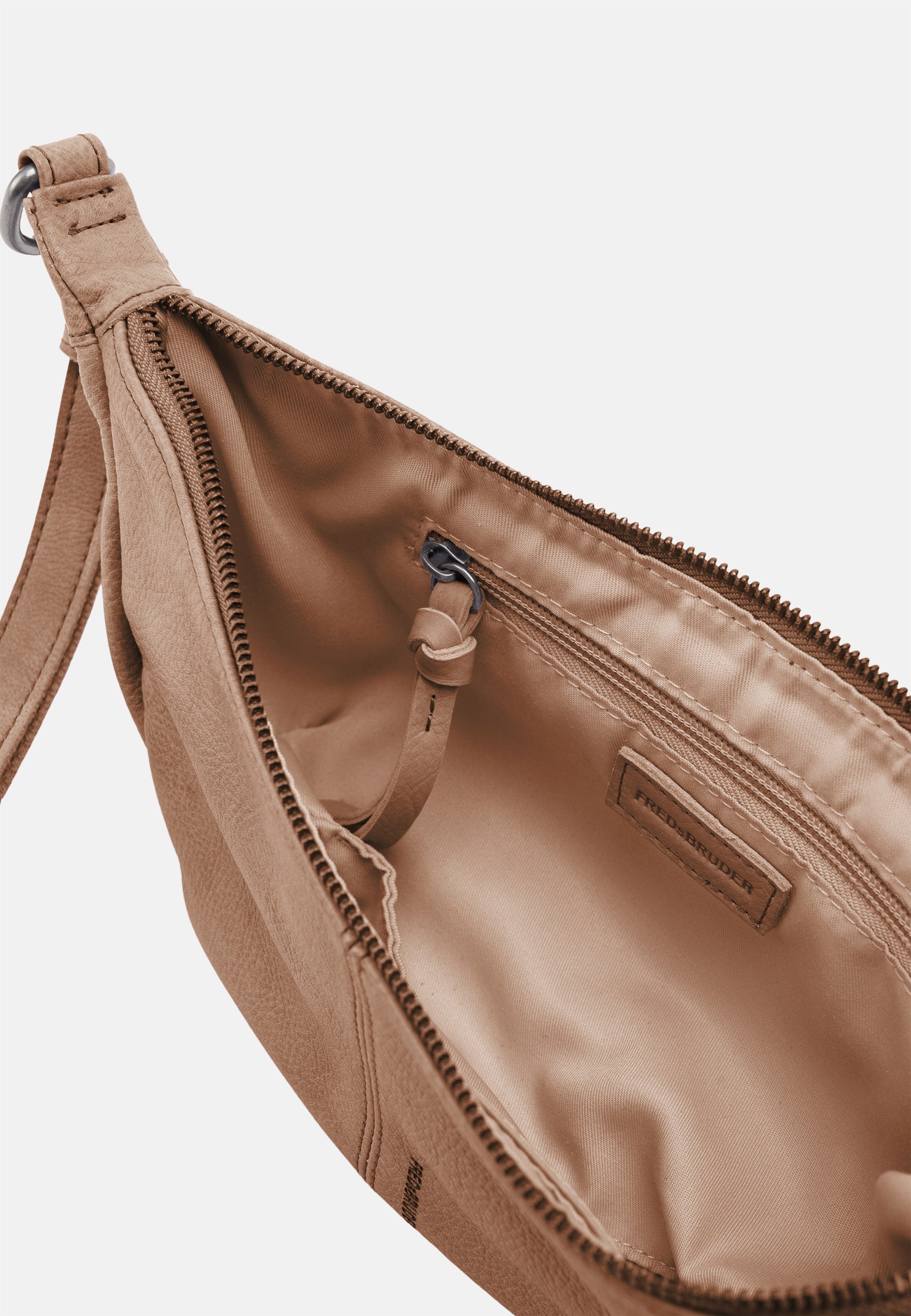 FREDsBRUDER- Handtaschen>>Ledertaschen>Halbmond Taschen Damen- My Old Friend Halfmoon Bag- black / OS-caramel / OS-sky blue / OS-lavender / OS