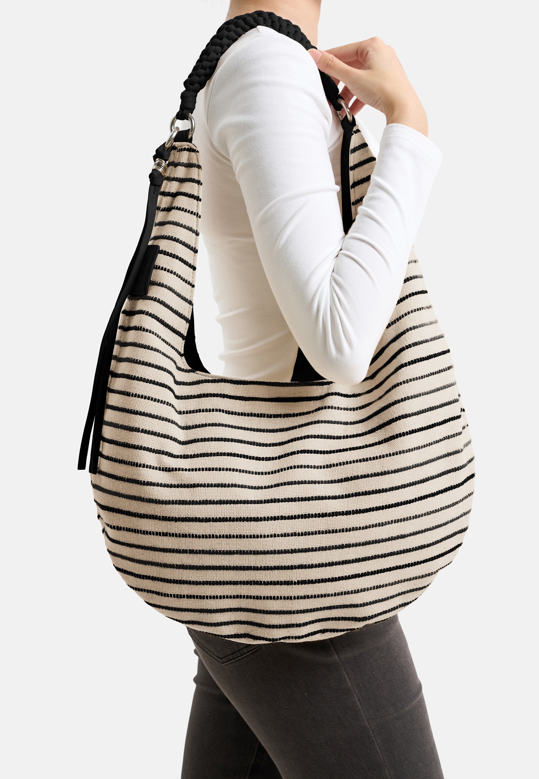 For Lovers Midi Hobo Canvas