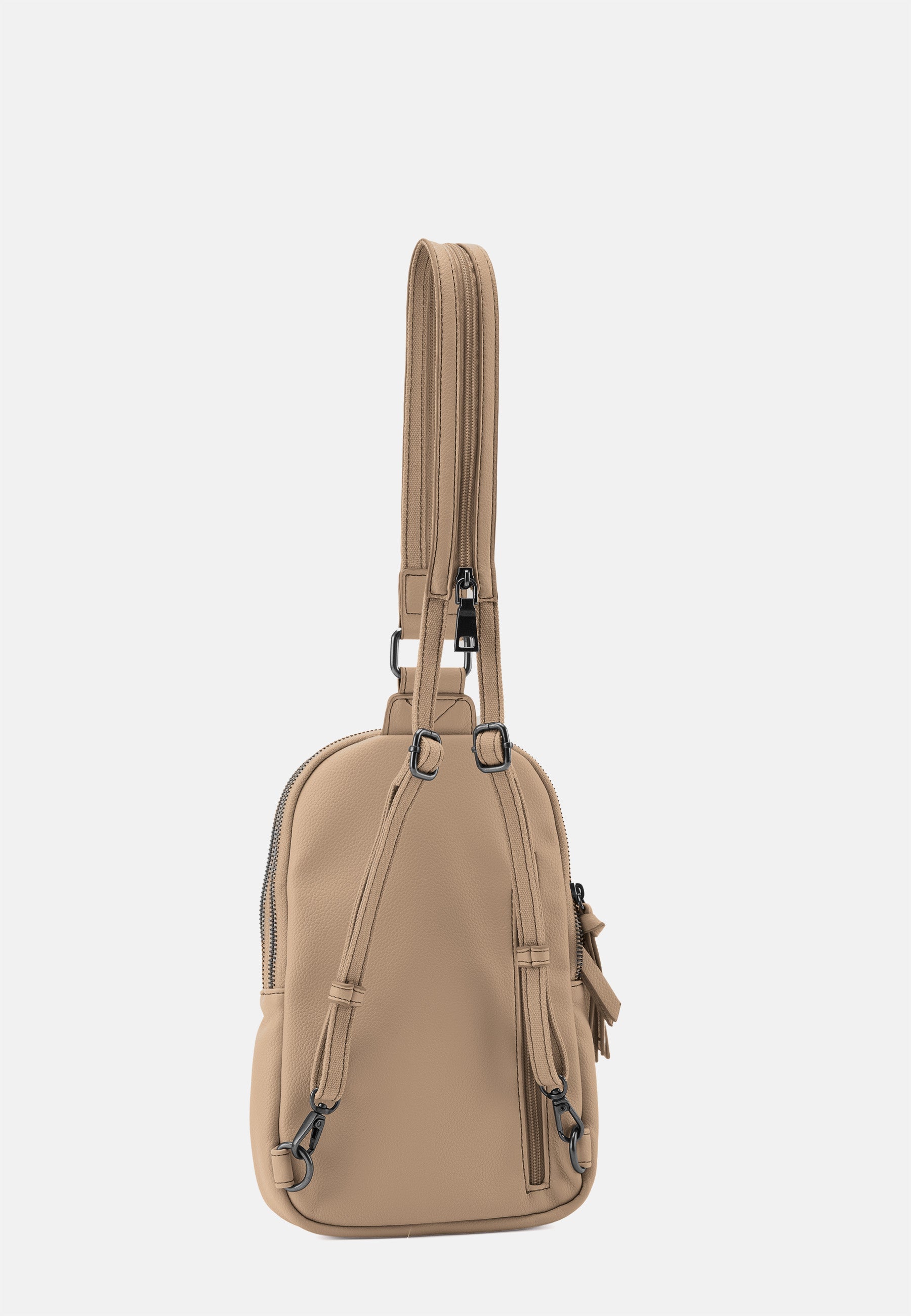 FREDsBRUDER- Handtaschen>Damen>Ledertaschen>Crossbody Taschen- Bestie Hybrid Crossbag- black / OS-powder taupe / OS