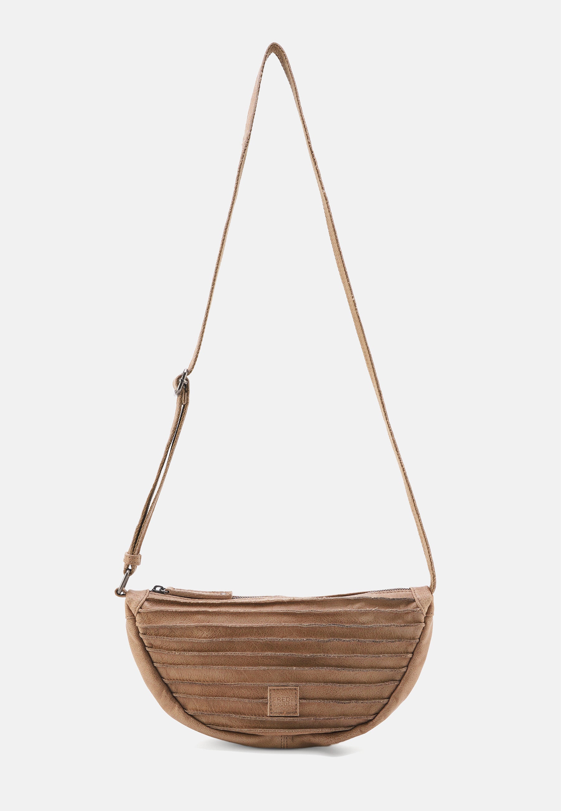 FREDsBRUDER- Handtaschen>Damen>Ledertaschen>Halbmond Taschen- Riffel Halfmoon Bag- black / OS-caramel / OS-sky blue / OS-lavender / OS