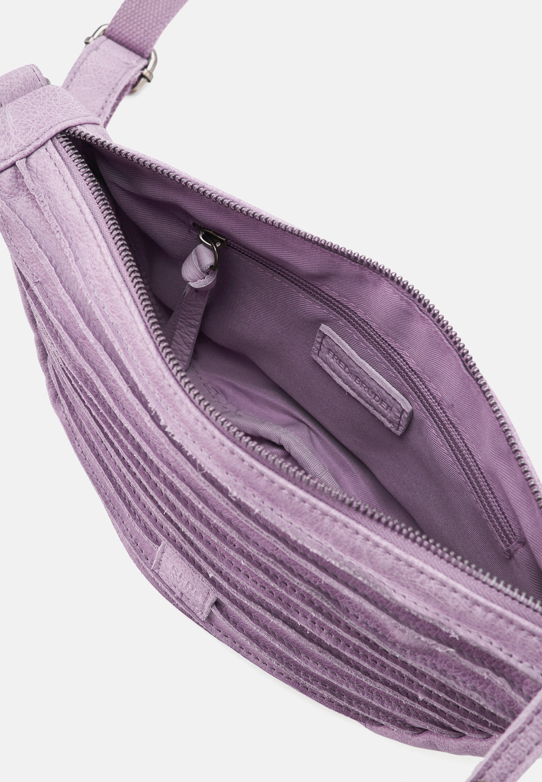 FREDsBRUDER- Handtaschen>Damen>Ledertaschen>Halbmond Taschen- Riffel Halfmoon Bag- black / OS-caramel / OS-sky blue / OS-lavender / OS