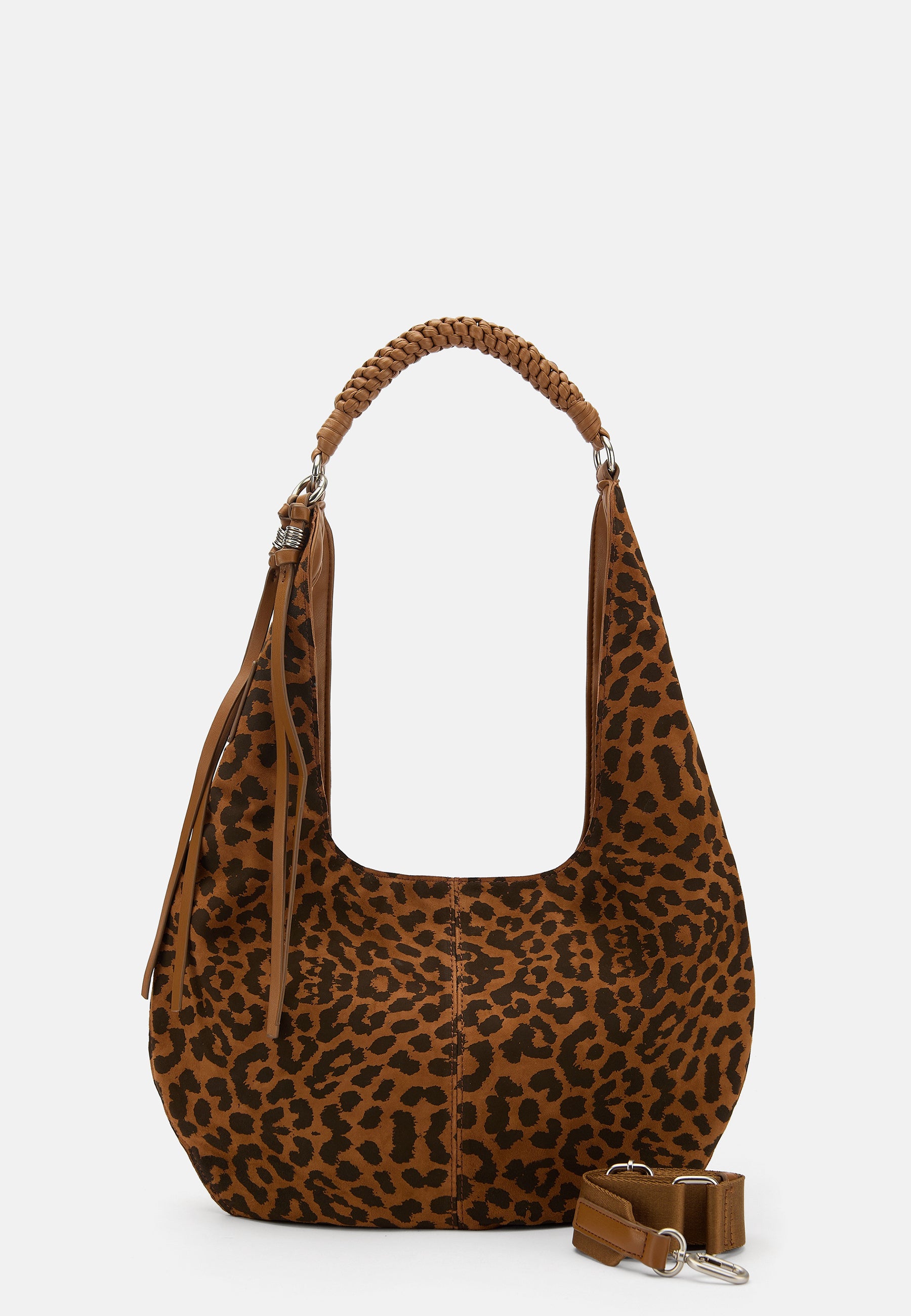 FREDsBRUDER- Handtaschen>Damen>Ledertaschen>Canvastasche>Hobo Taschen- For Lovers Midi Hobo Leo- leo print / OS