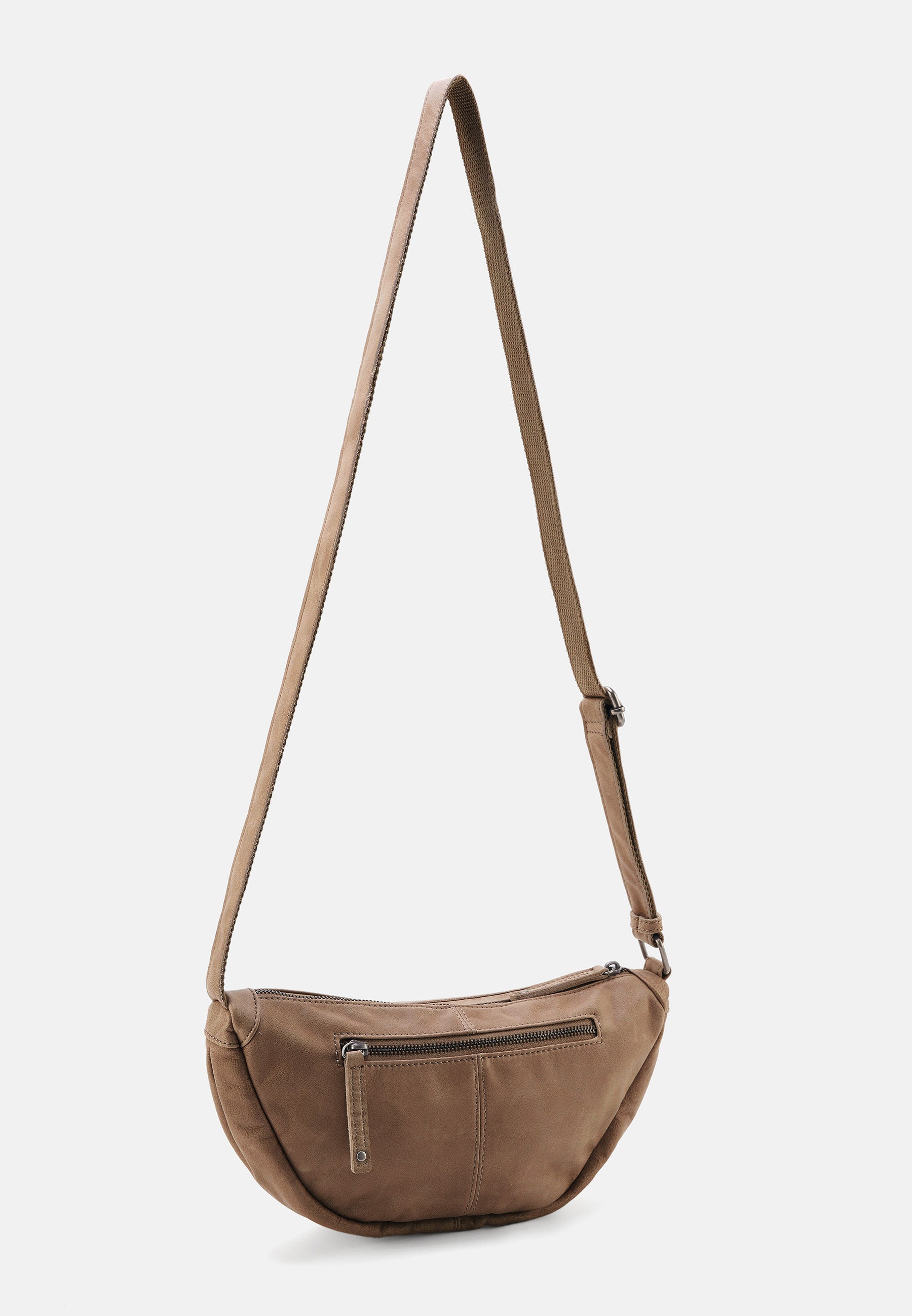 FREDsBRUDER- Handtaschen>Damen>Ledertaschen>Halbmond Tasche- Layer Halfmoon Bag- caramel / OS-sky blue / OS