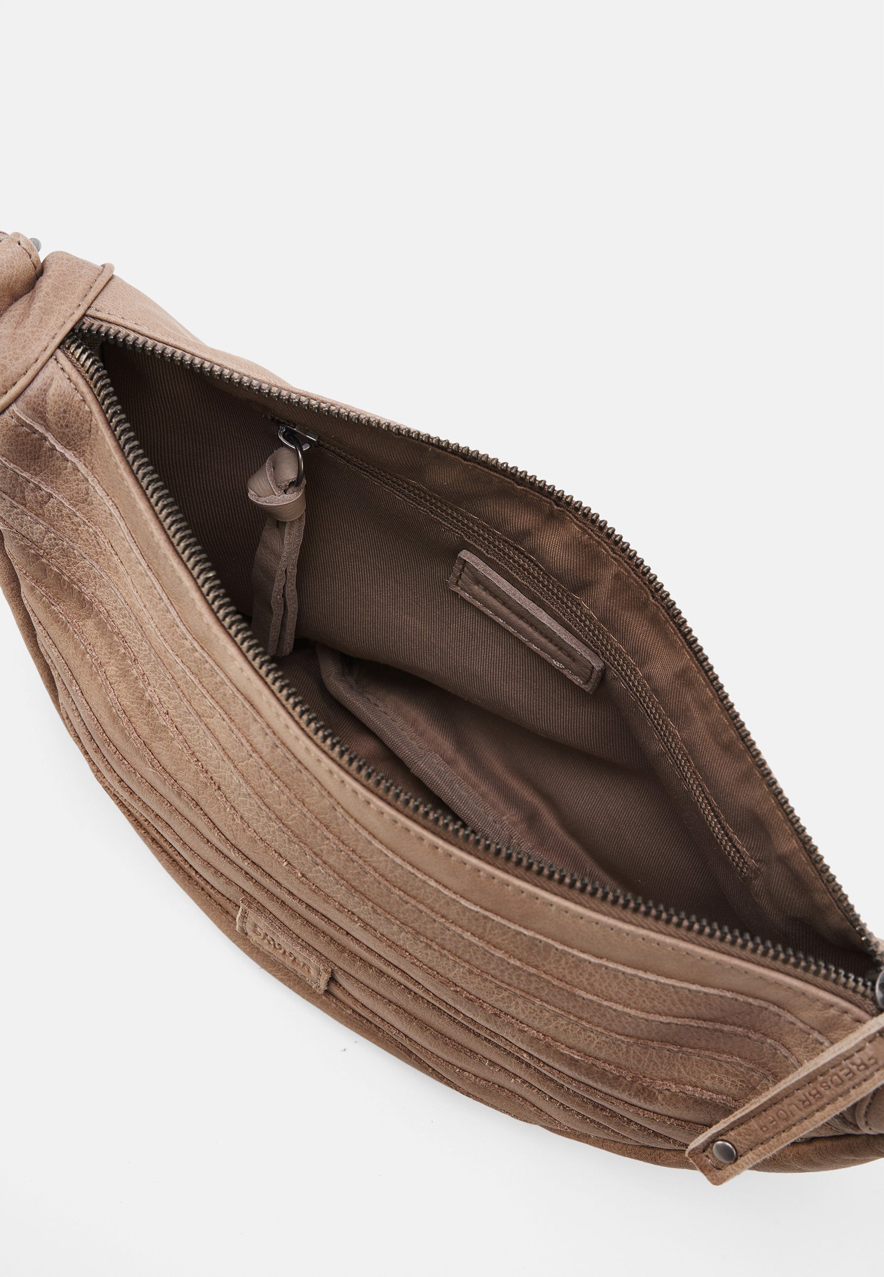 FREDsBRUDER- Handtaschen>Damen>Ledertaschen>Halbmond Tasche- Layer Halfmoon Bag- caramel / OS-sky blue / OS