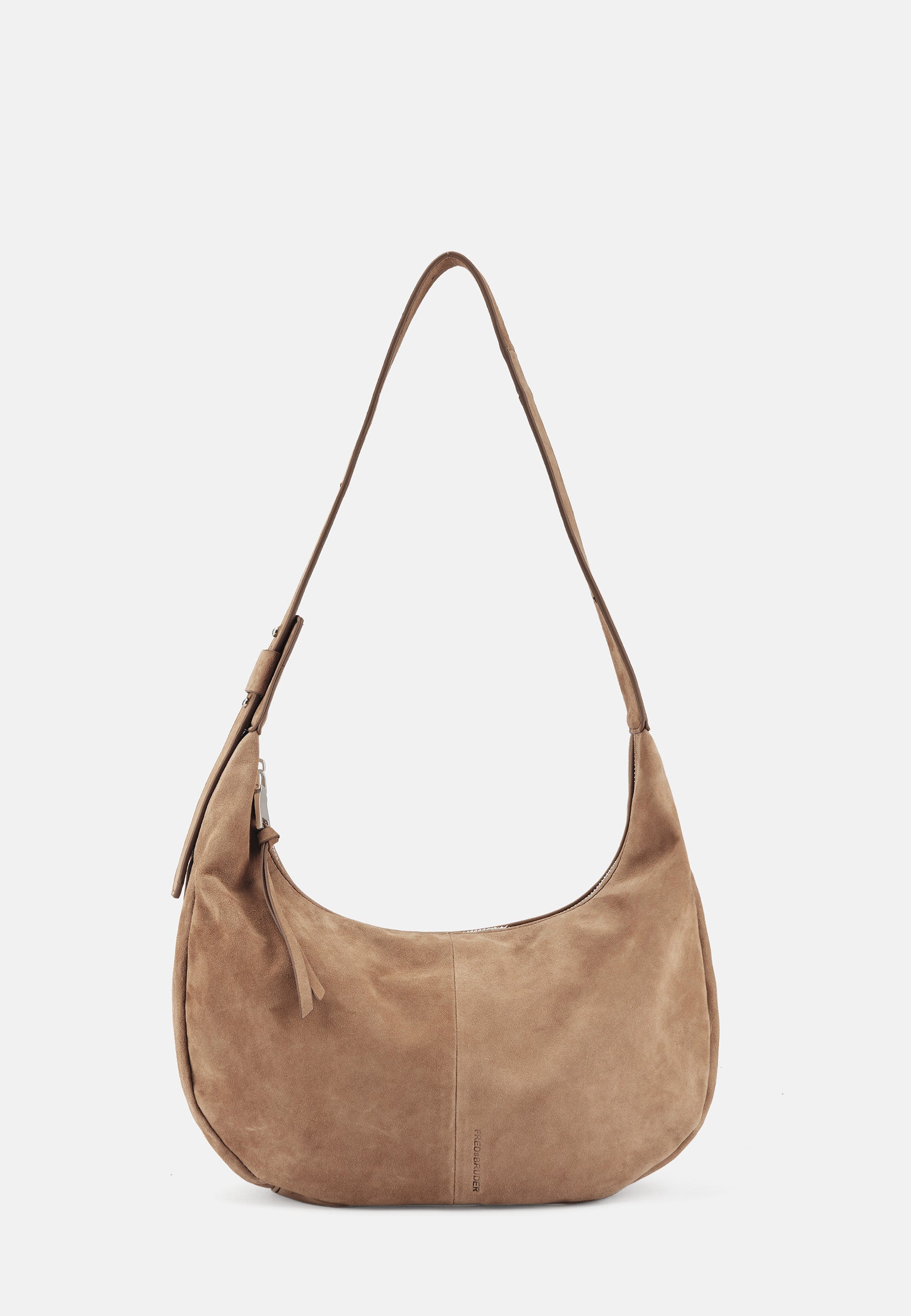 FREDsBRUDER- Handtaschen>Damen>Ledertaschen>Halbrunde Hobo Tasche- Best to Come Round Hobo- soft caramel / OS-powder taupe / OS