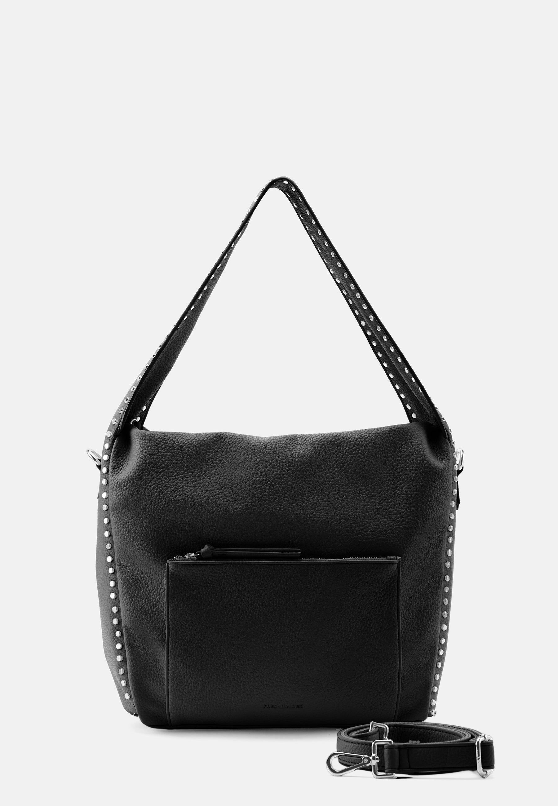 FREDsBRUDER- Handtaschen>Damen>Ledertaschen>Hobo Taschen- Feel Wild Hobo- black / OS-stone / OS