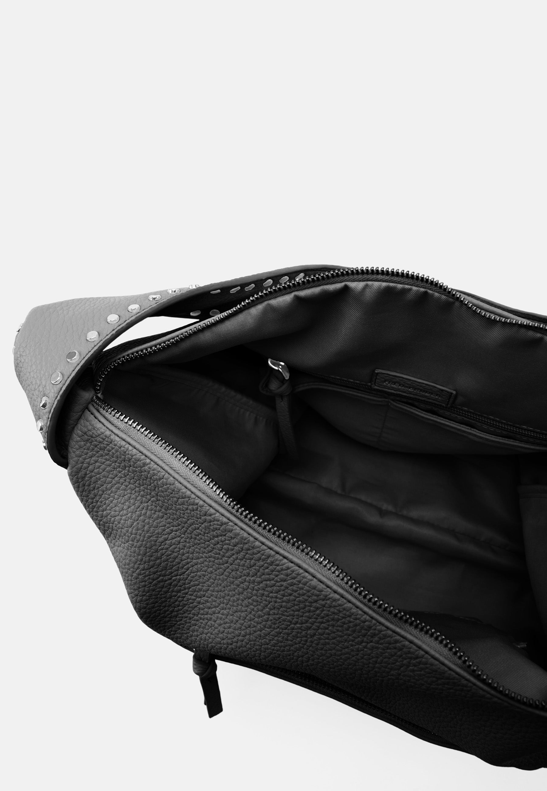FREDsBRUDER- Handtaschen>Damen>Ledertaschen>Hobo Taschen- Feel Wild Hobo- black / OS-stone / OS