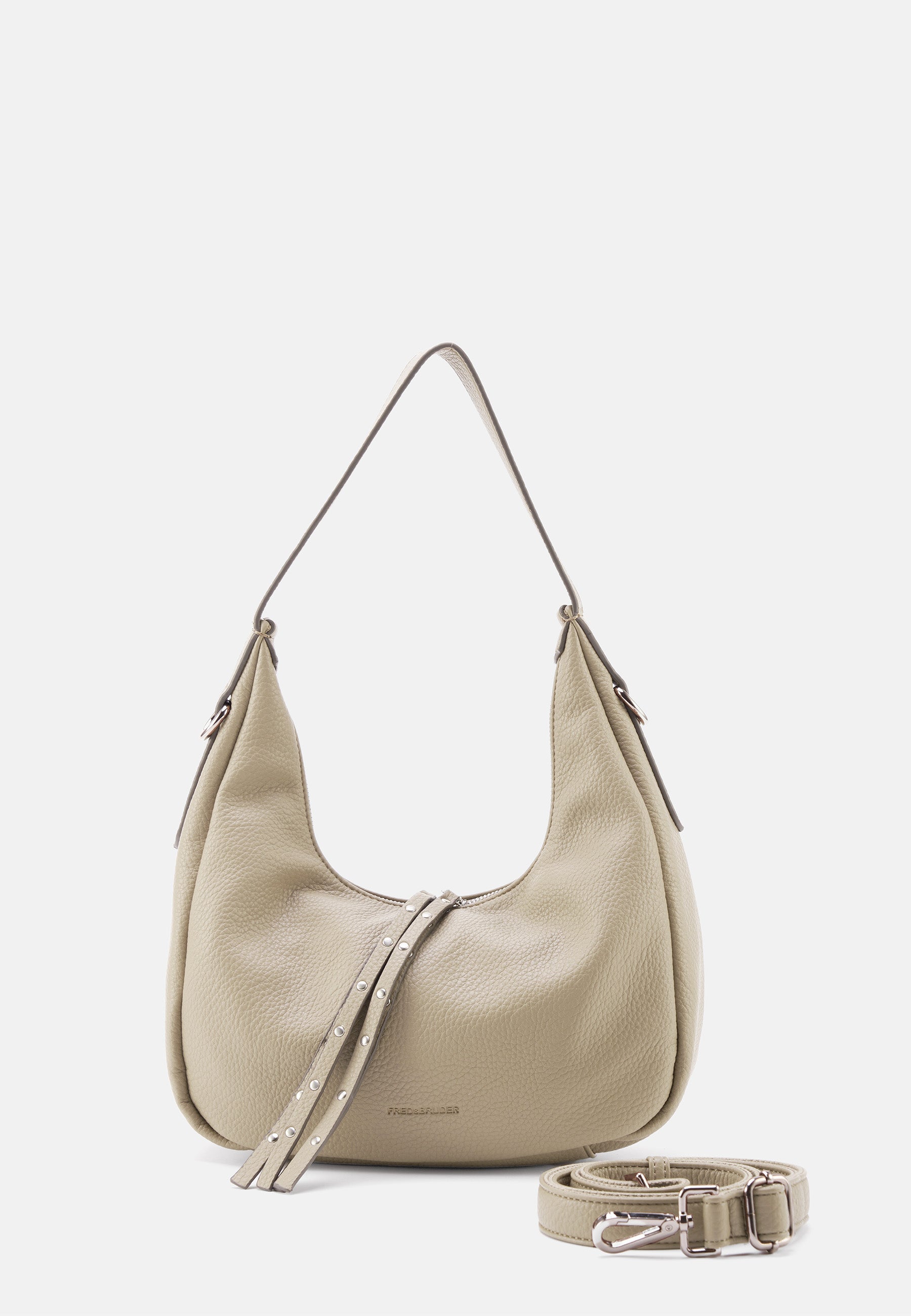 FREDsBRUDER- Handtaschen>Damen>Ledertaschen>Hobo Taschen- Feel Wild Midi Hobo- black / OS-soft toffee / OS-stone / OS
