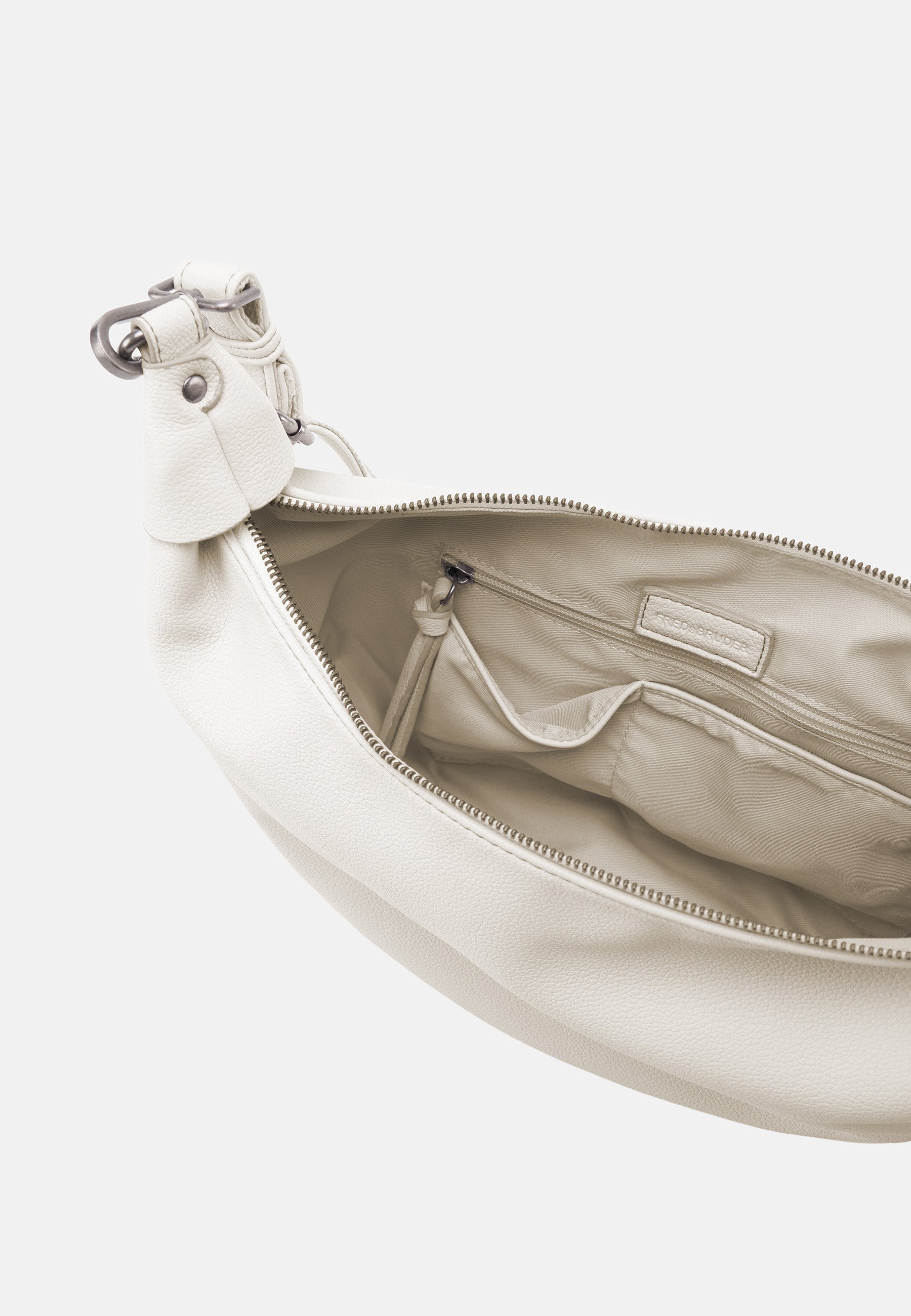FREDsBRUDER- Handtaschen>Damen>Ledertaschen>Hobo Taschen- Good Vibes Only Hobo- black / OS-oat milk / OS