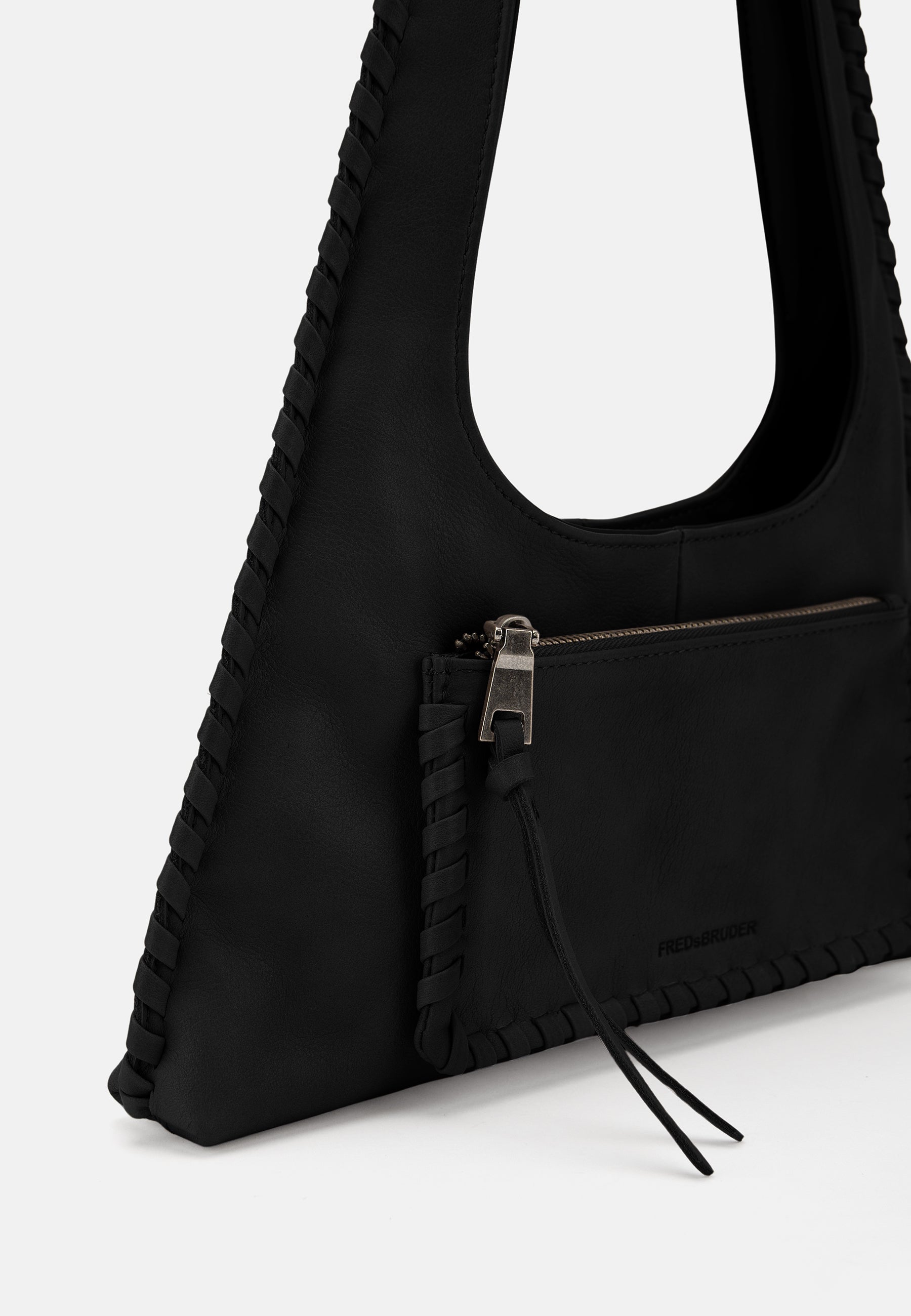 FREDsBRUDER- Handtaschen>Damen>Ledertaschen>Schultertaschen- Calm Triangle Hobo- black / OS-Dotty Leo / OS